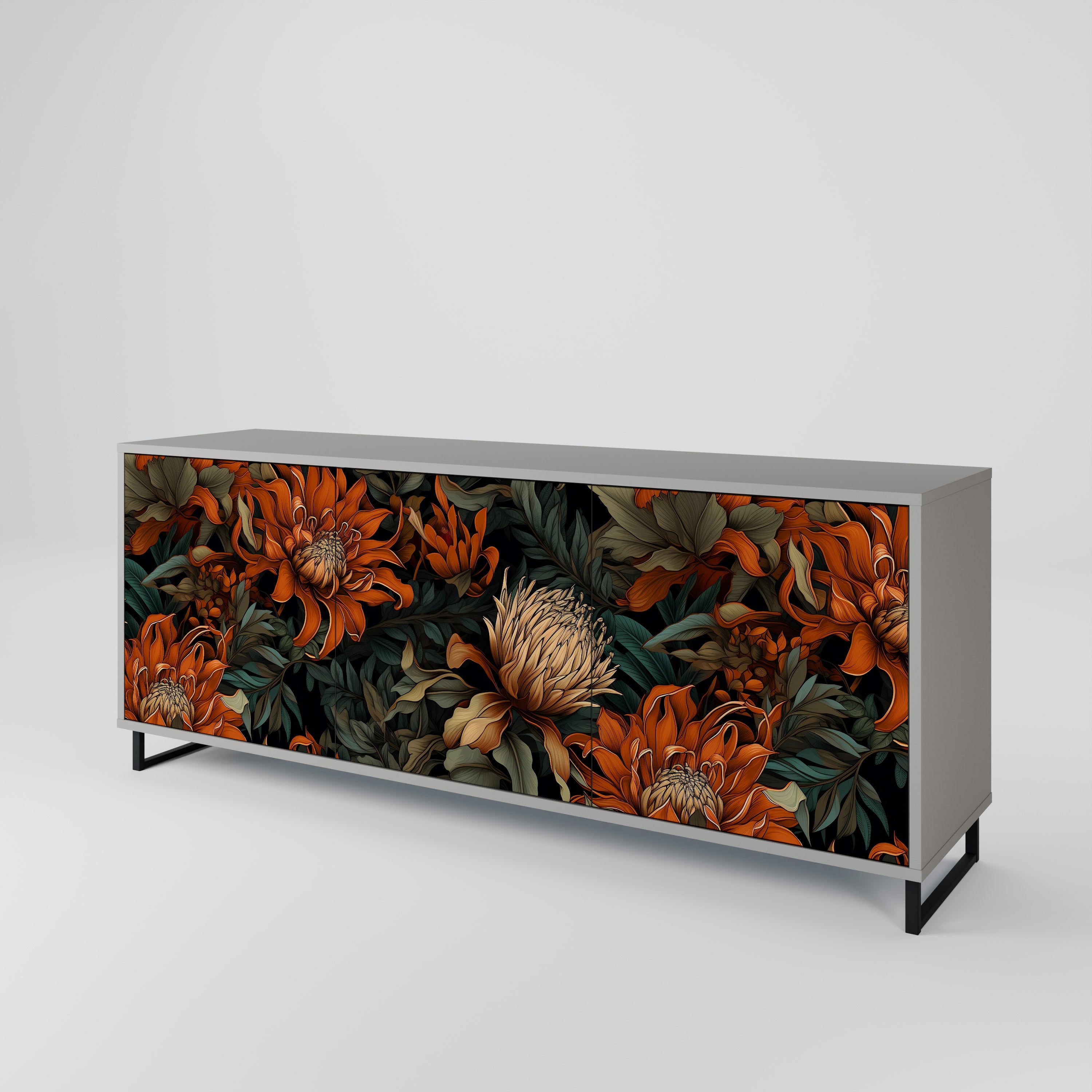 DAWN BLOOM 3-Door Sideboard