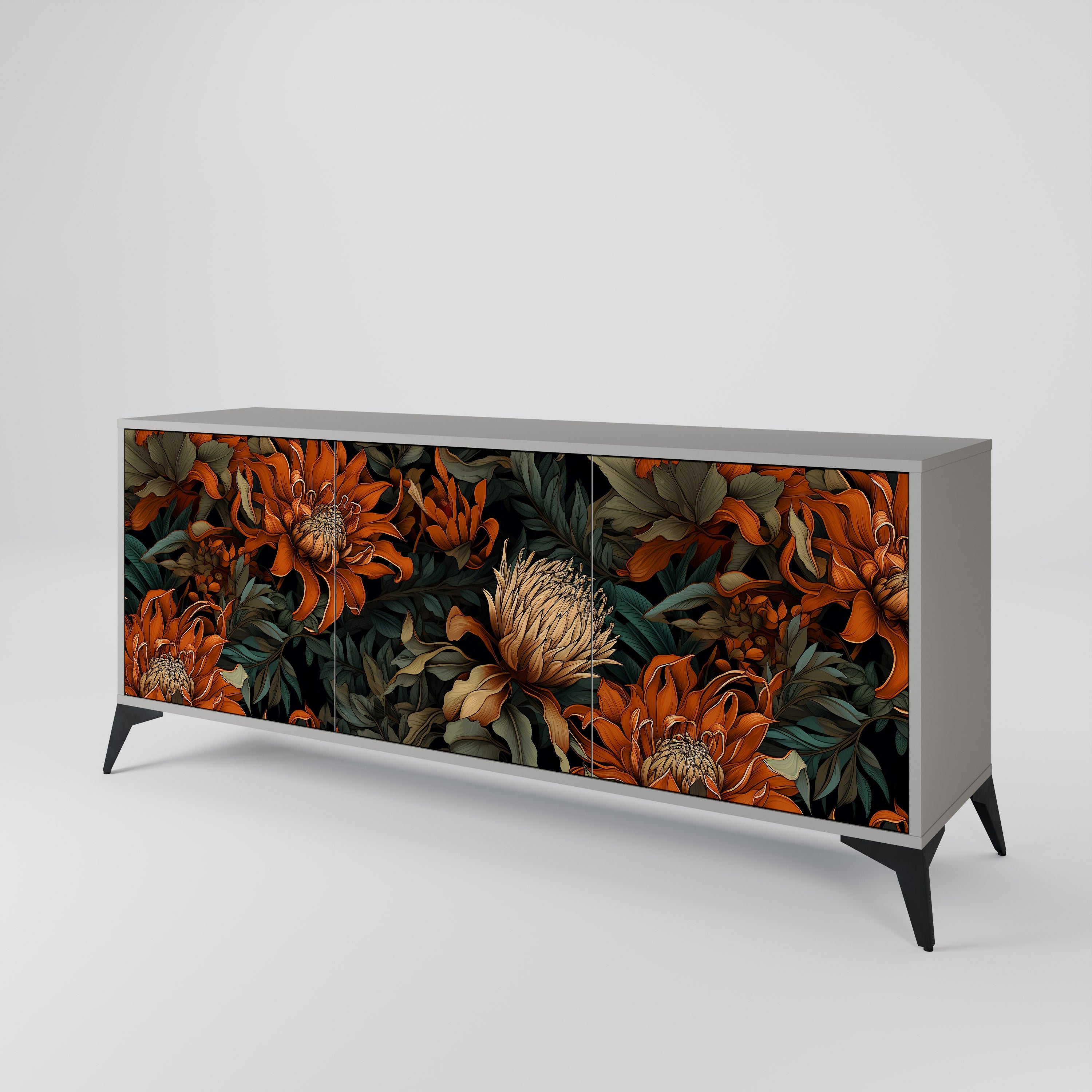 DAWN BLOOM 3-Door Sideboard