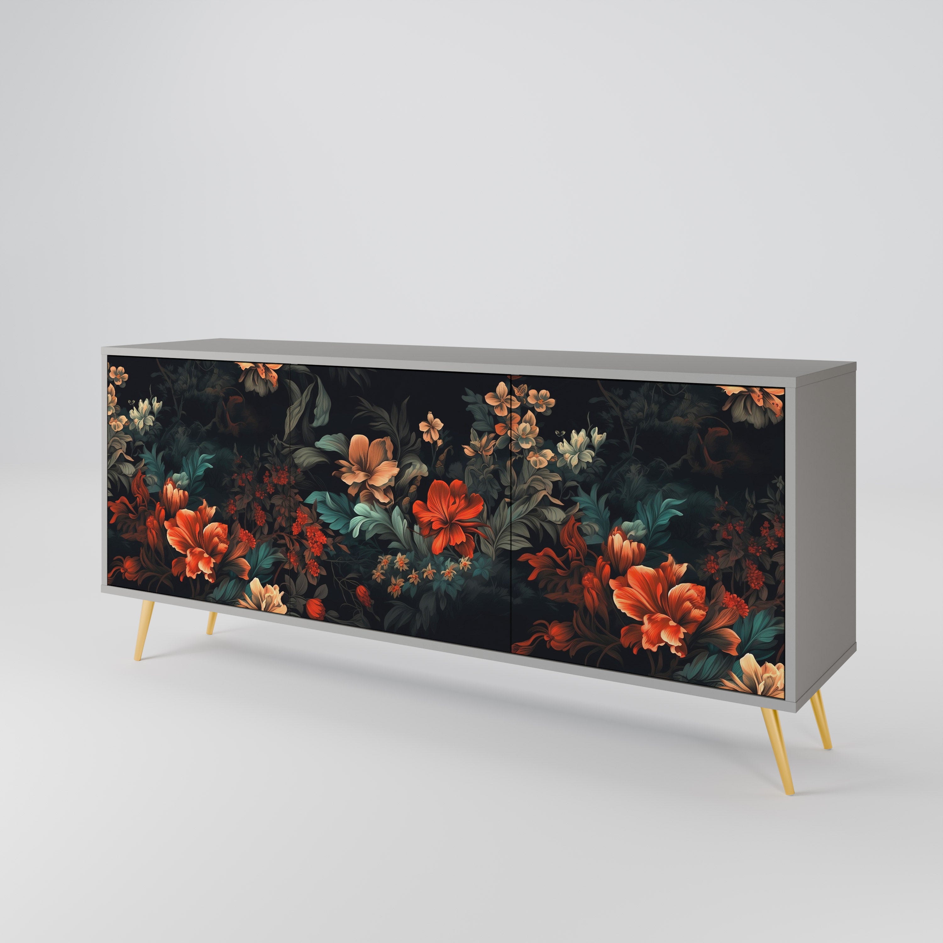 IMAGINARY BLOSSOM 3-Door Sideboard