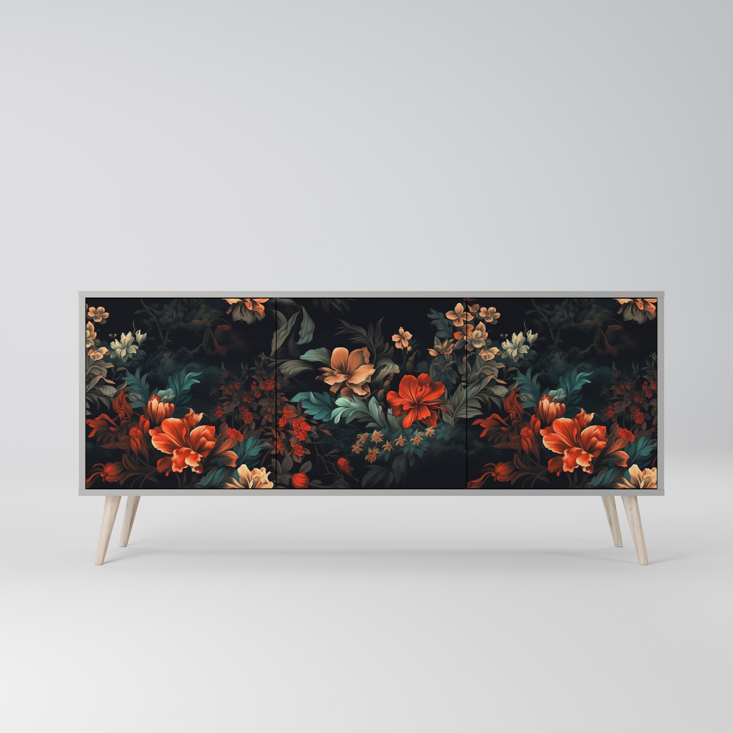 IMAGINARY BLOSSOM 3-Door Sideboard