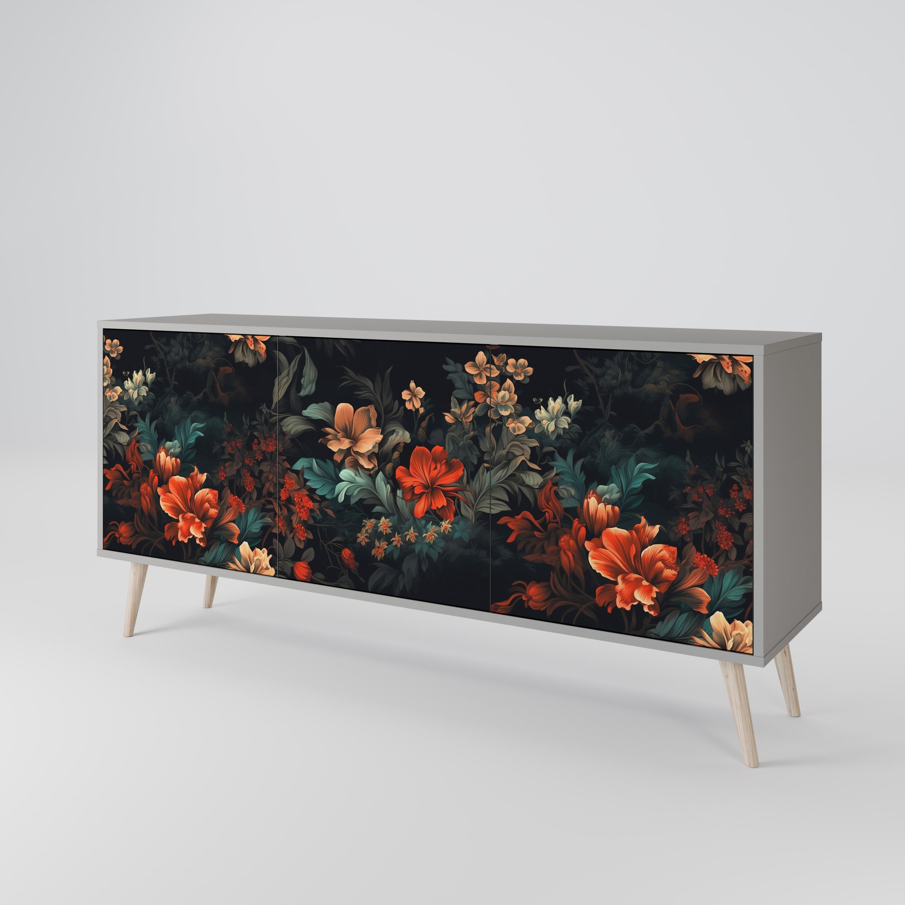 IMAGINARY BLOSSOM 3-Door Sideboard