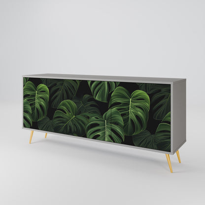 INFINITE MONSTERA Třídveřová komoda