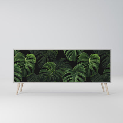 INFINITE MONSTERA Třídveřová komoda
