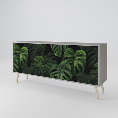 INFINITE MONSTERA Třídveřová komoda
