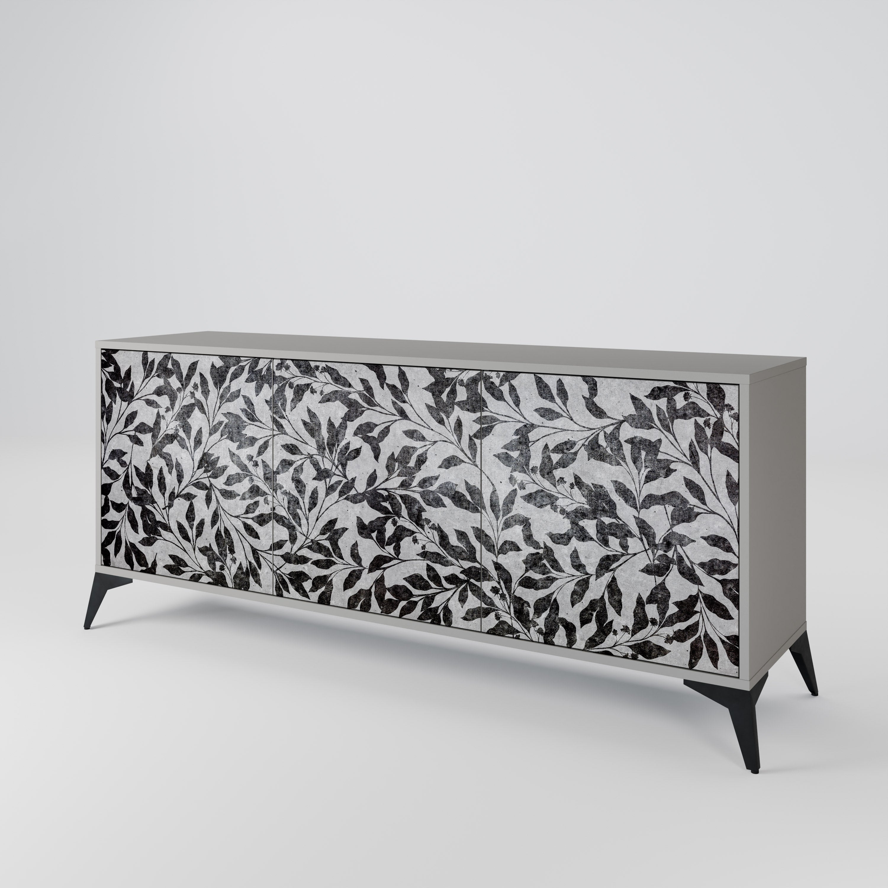 CHARCOAL SPROUT 3-Door Sideboard