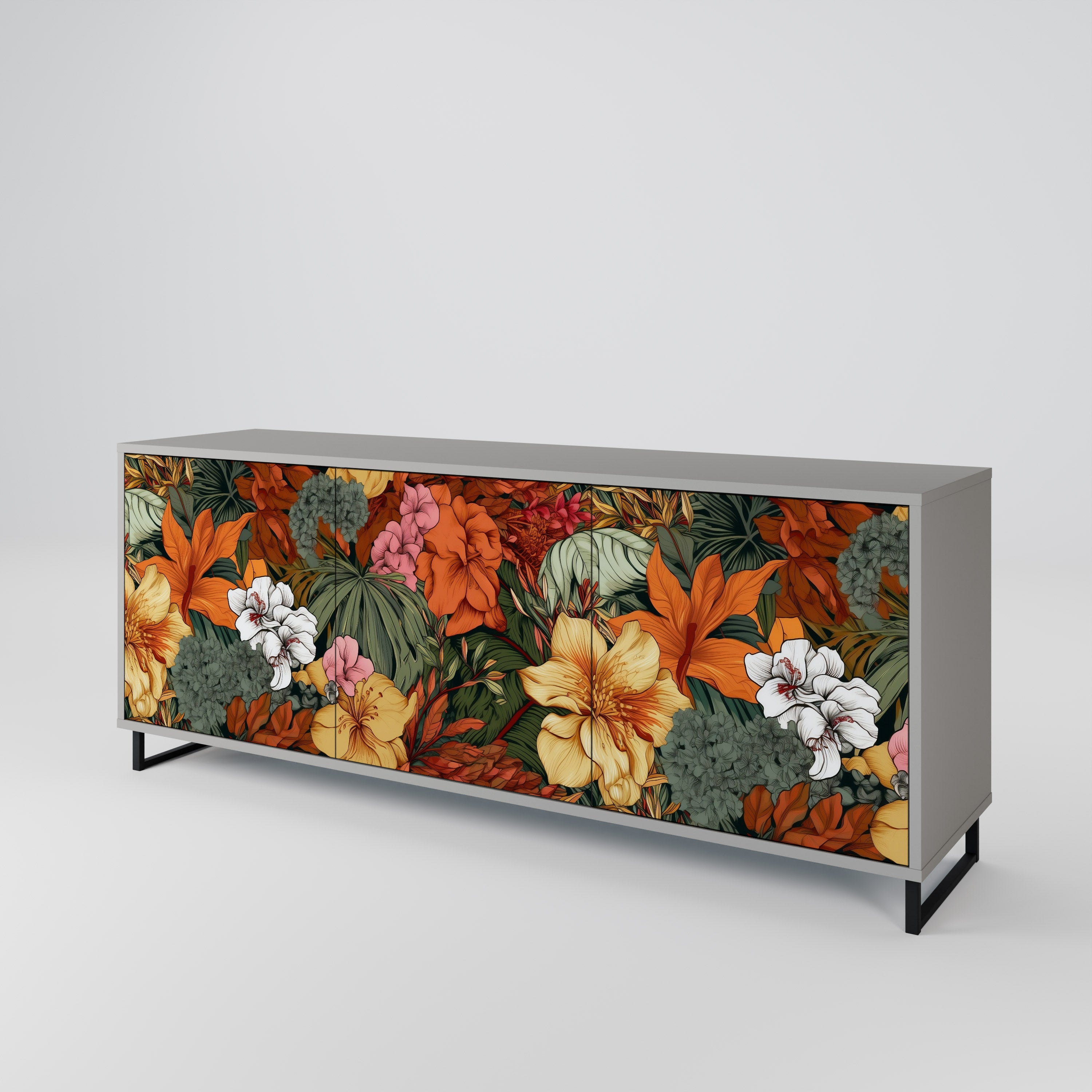 RADIANT FLORA 3-Door Sideboard