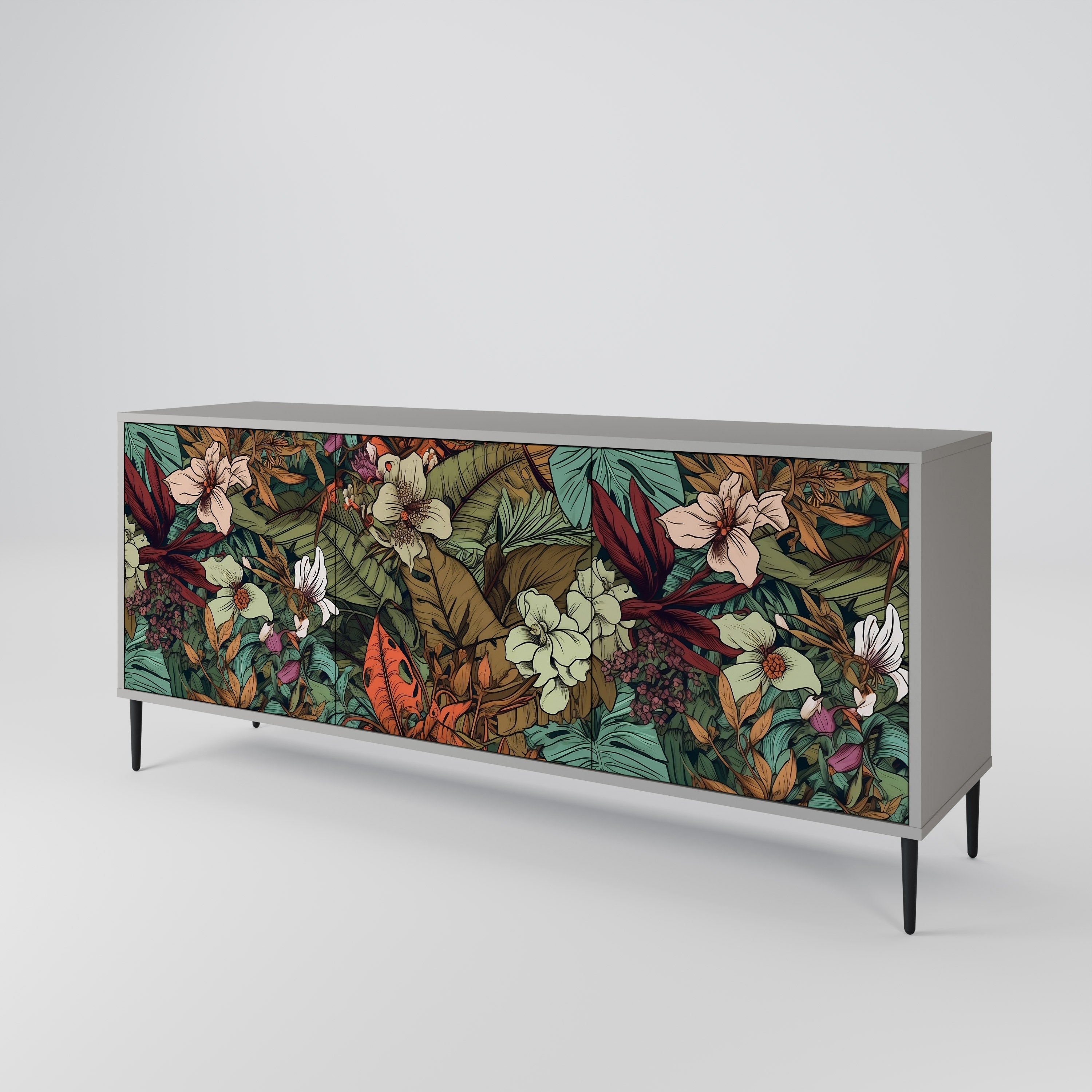 BOTANICAL EMERGENCE 3-Door Sideboard
