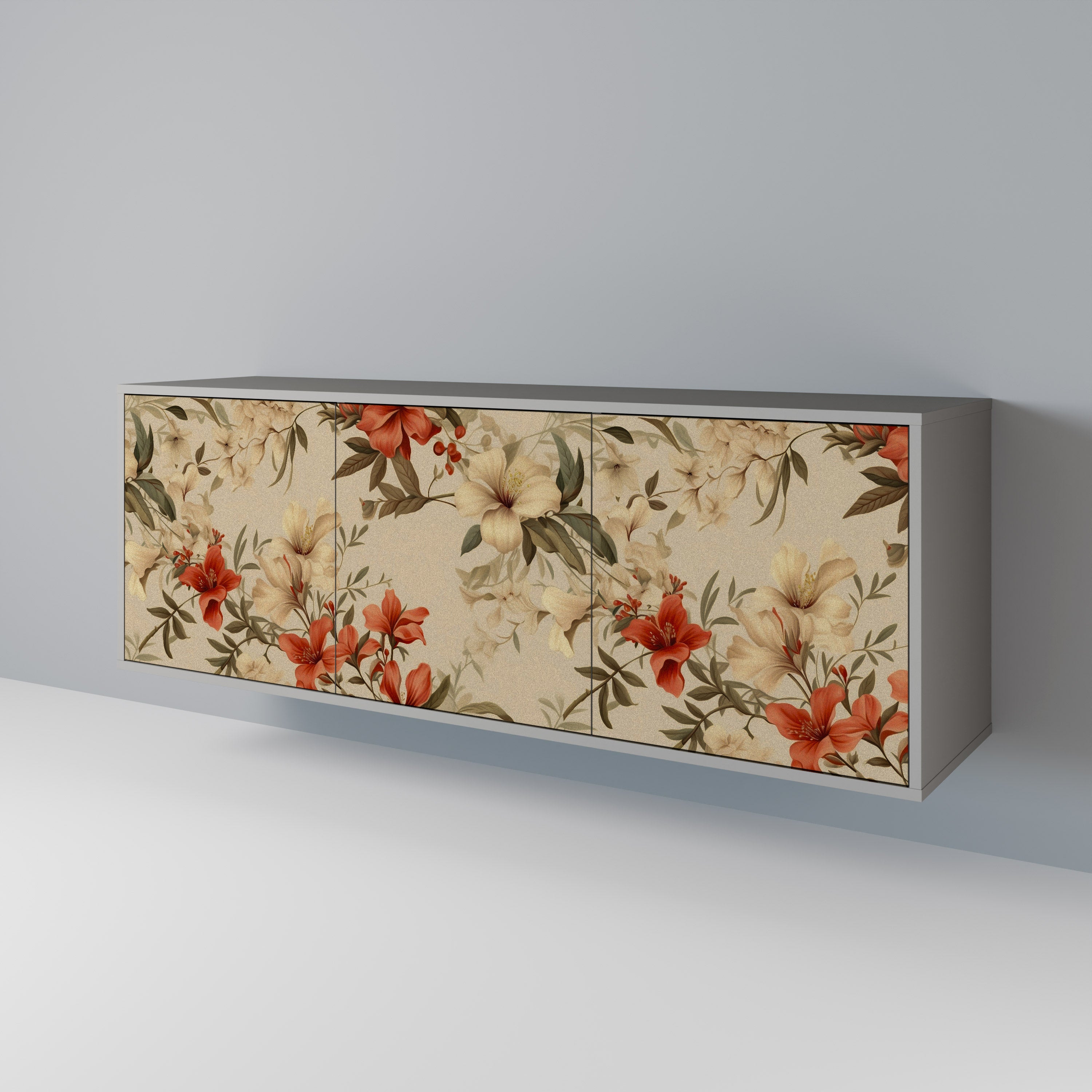 BLOOMING HARMONY 3-Door Sideboard