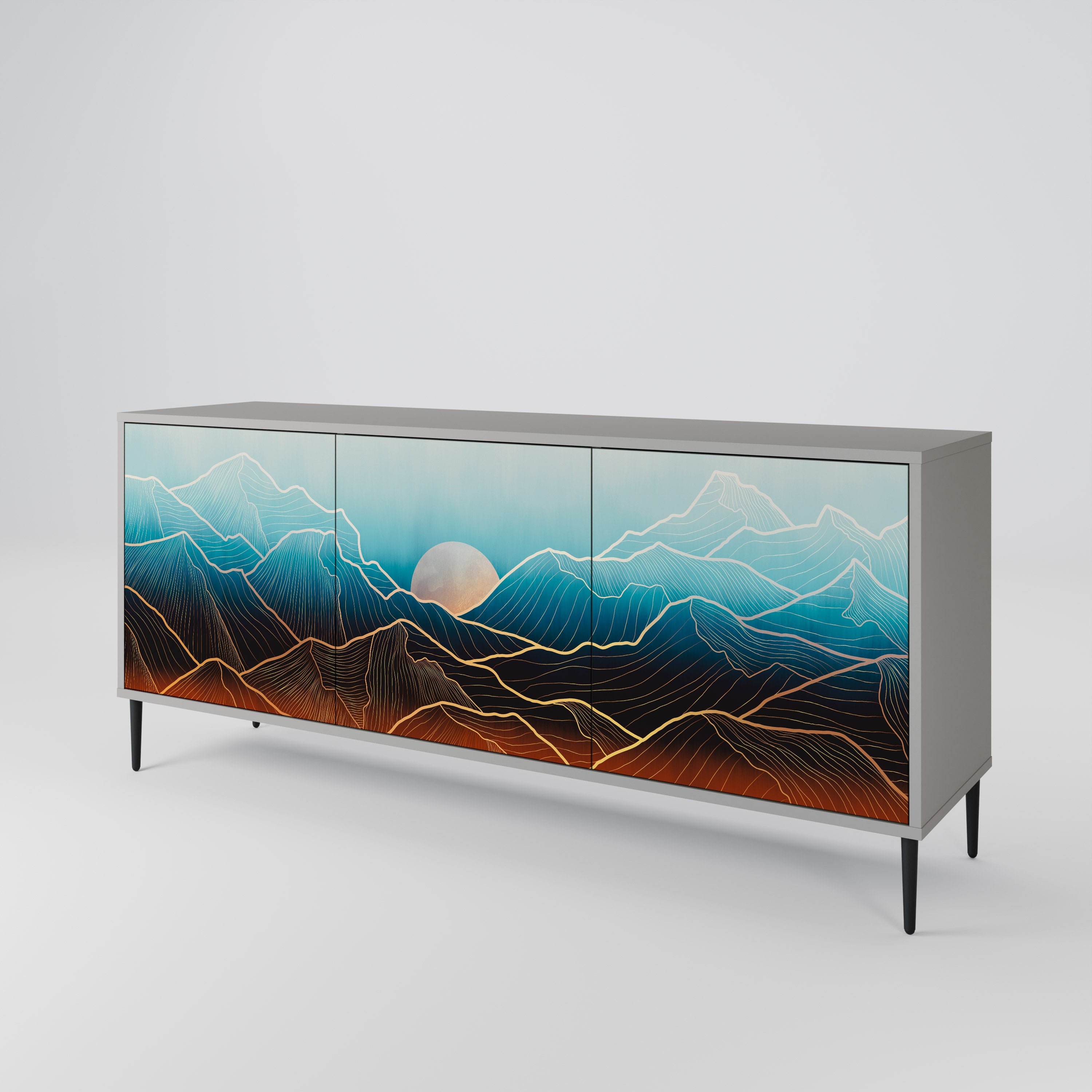 LUNAR SECRETS 3-Door Sideboard