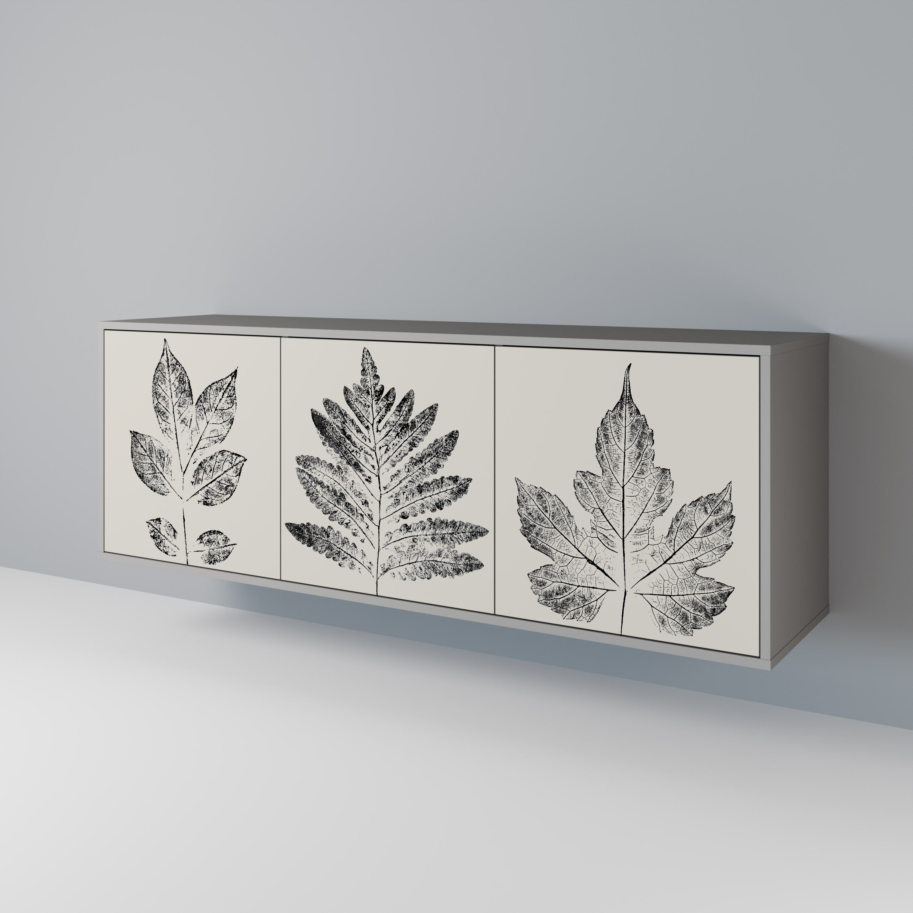 LEAFY STAMPS 3-Door Sideboard