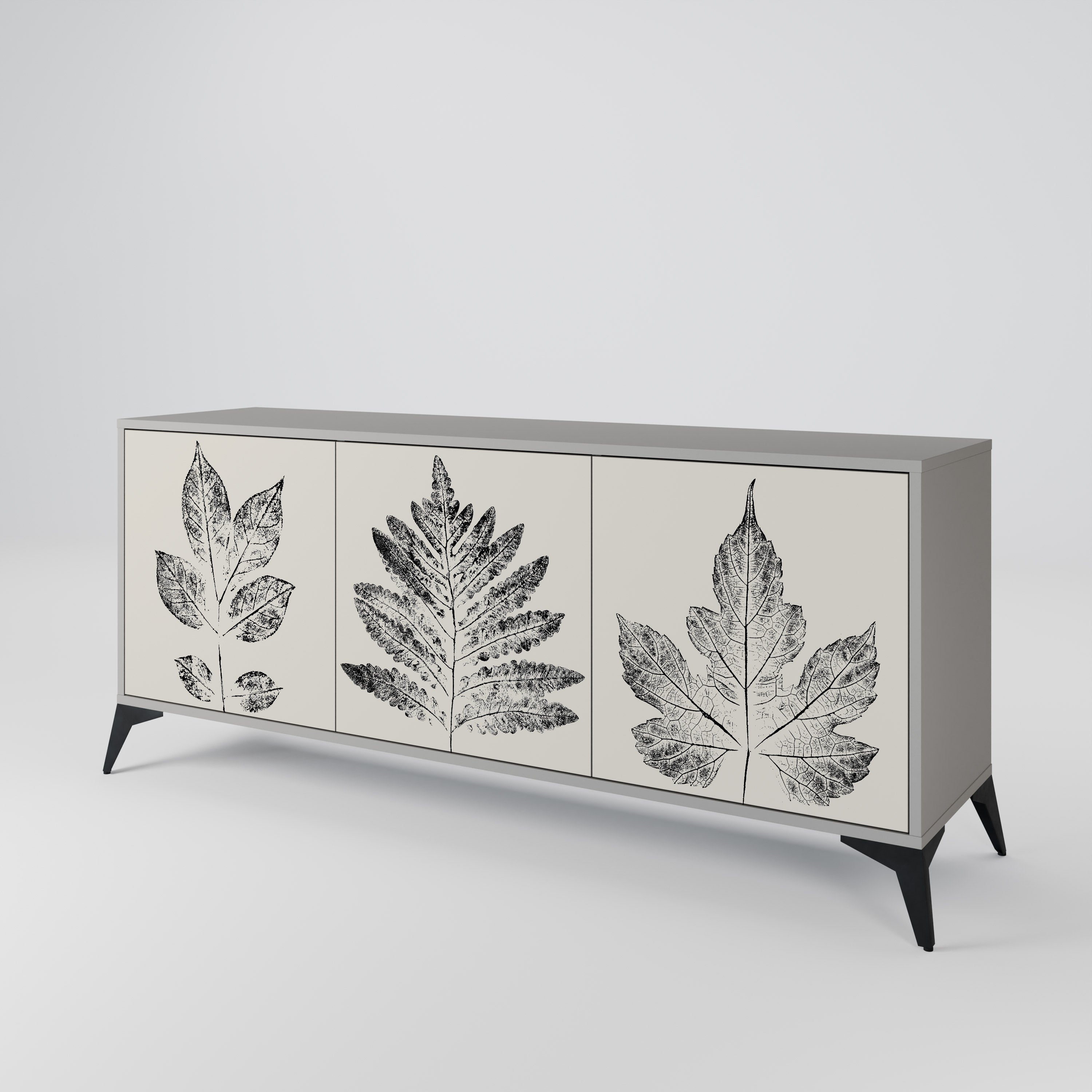 LEAFY STAMPS 3-Door Sideboard