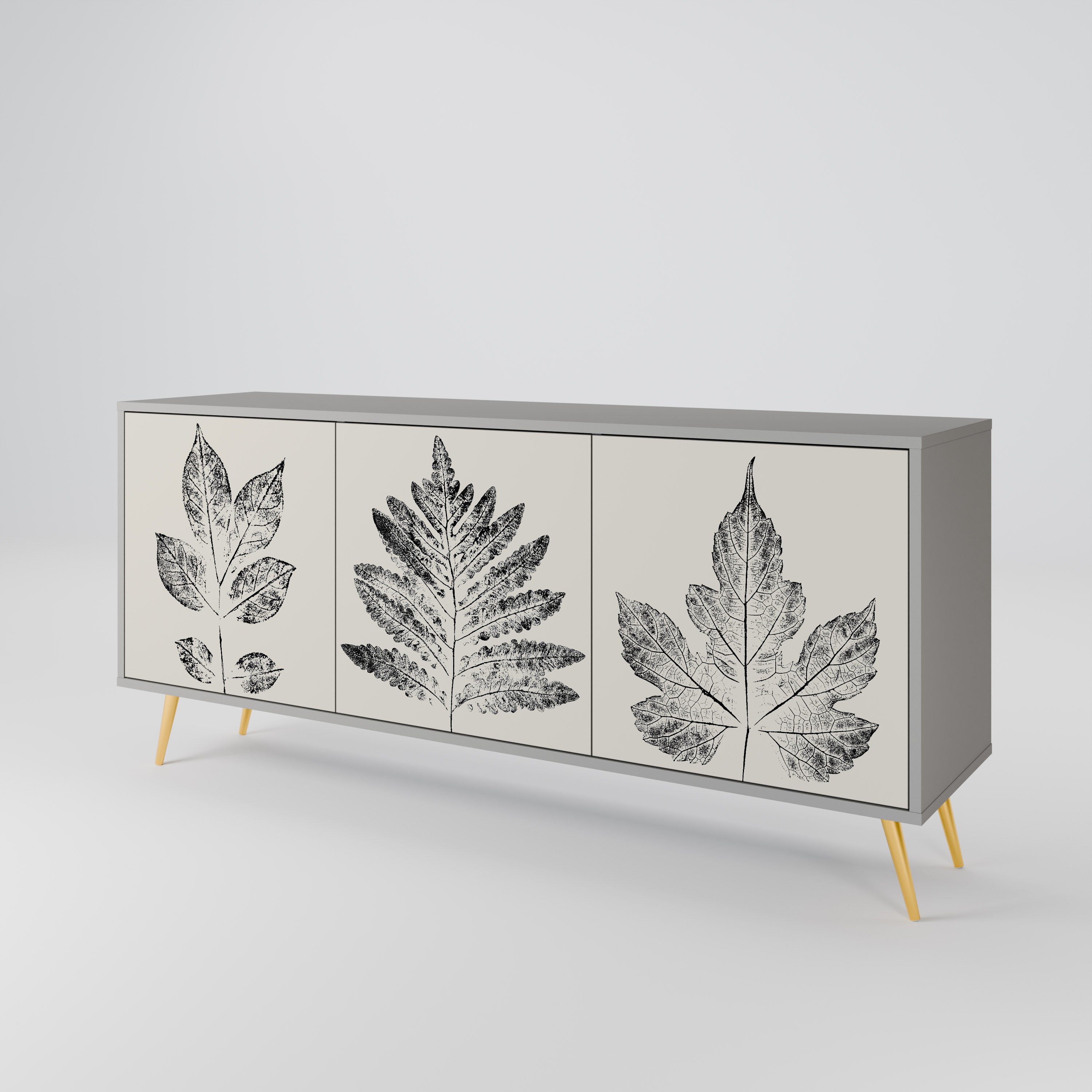 LEAFY STAMPS 3-Door Sideboard