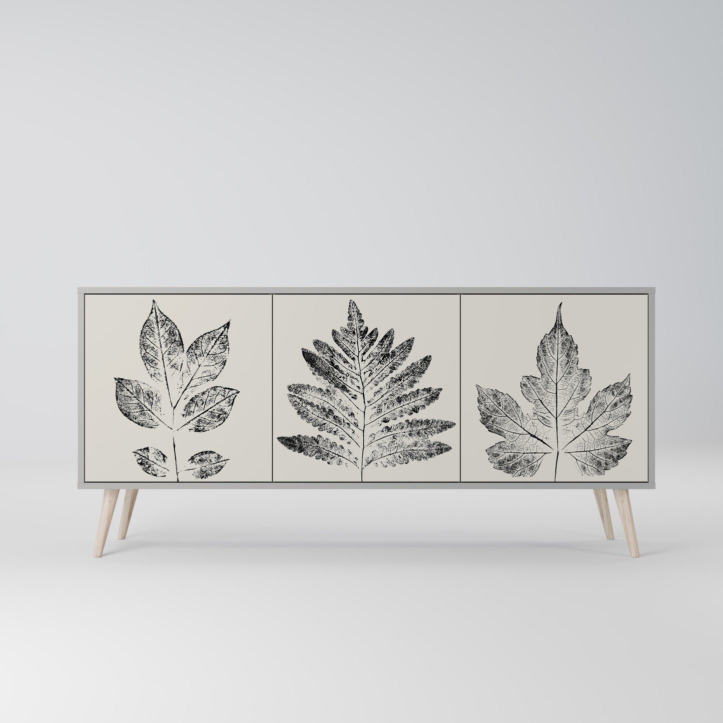 LEAFY STAMPS Třídveřová komoda