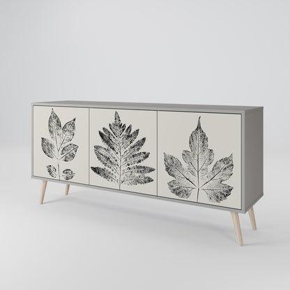 LEAFY STAMPS Třídveřová komoda
