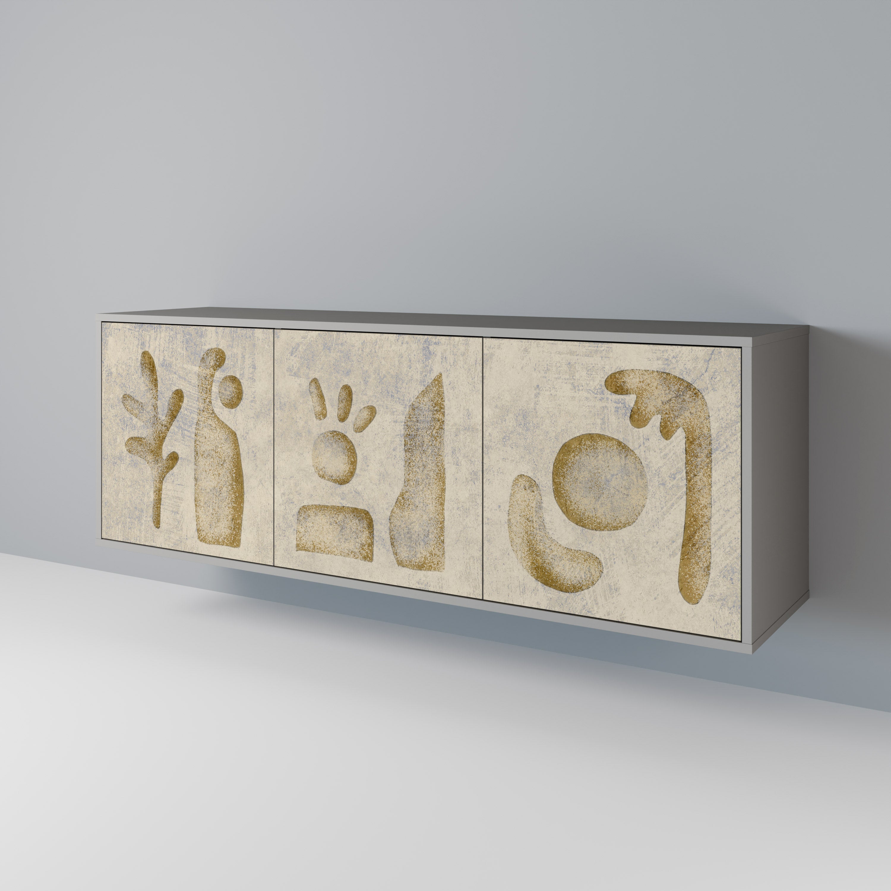 SAND SCULPTURES 3-Door Sideboard