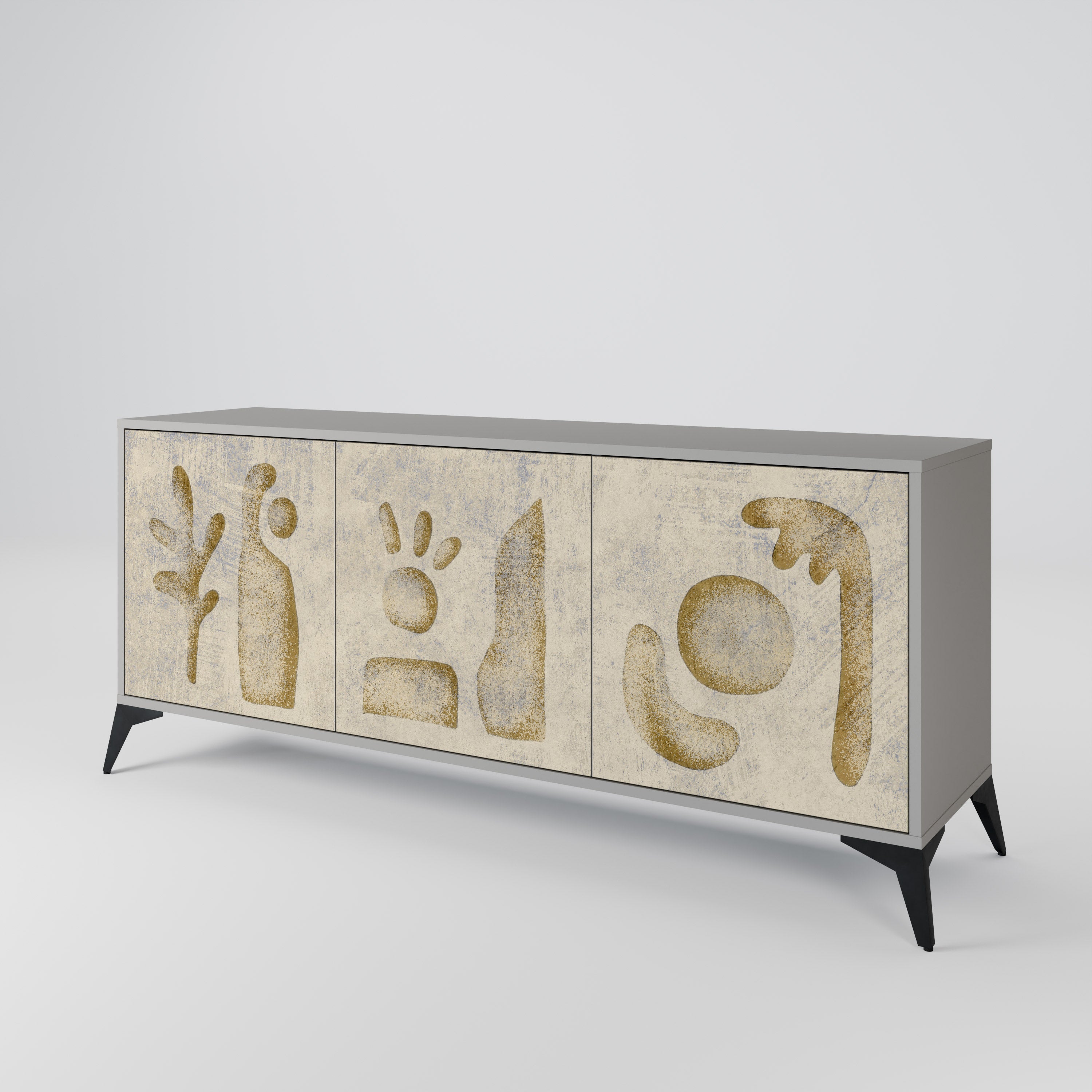 SAND SCULPTURES 3-Door Sideboard