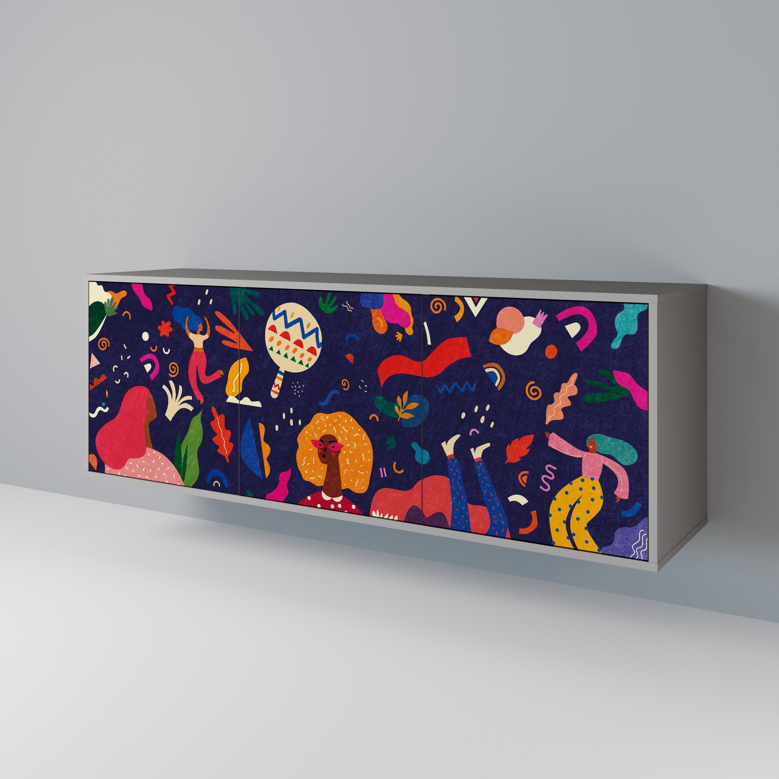 FESTIVE PLEASURES 3-Door Sideboard