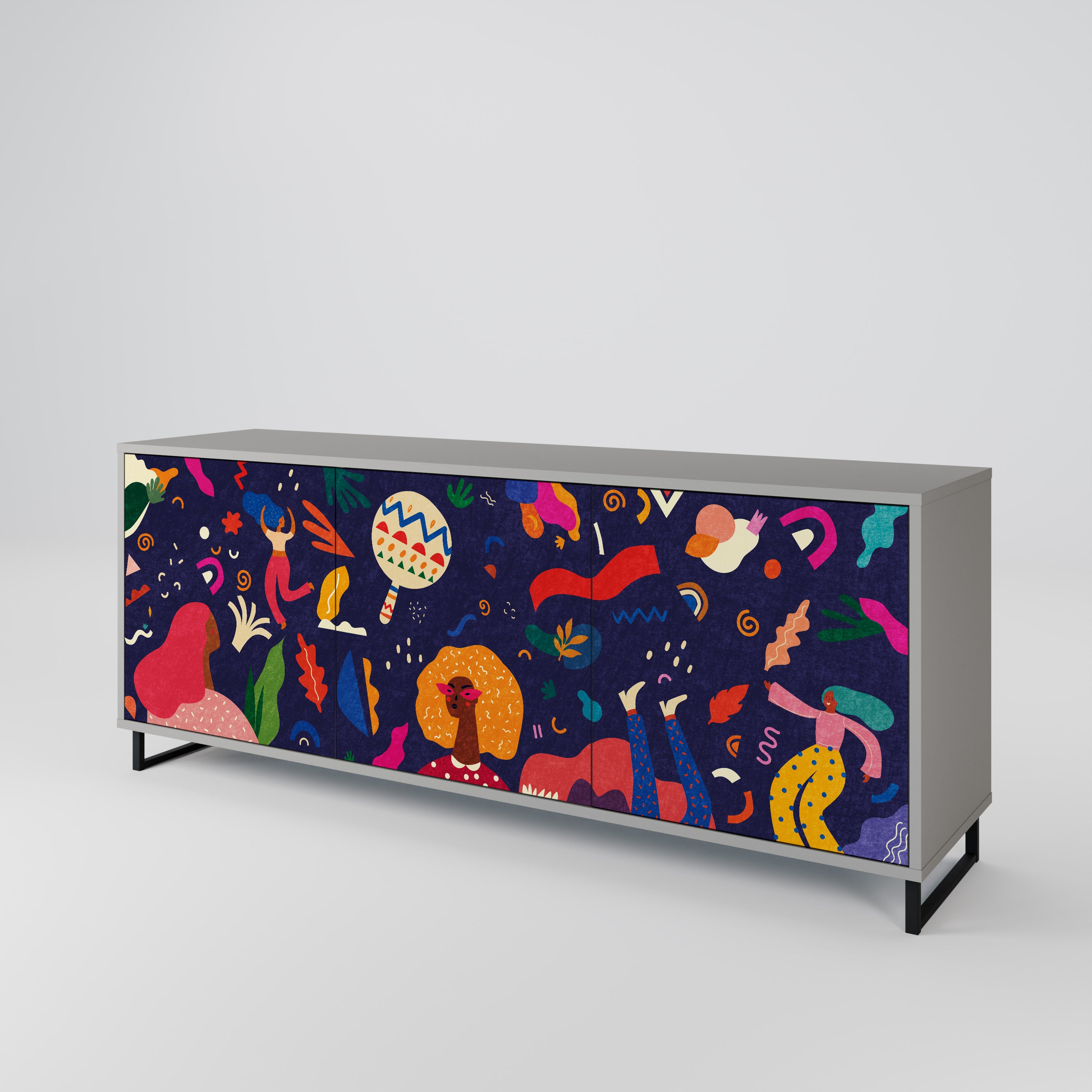 FESTIVE PLEASURES 3-Door Sideboard