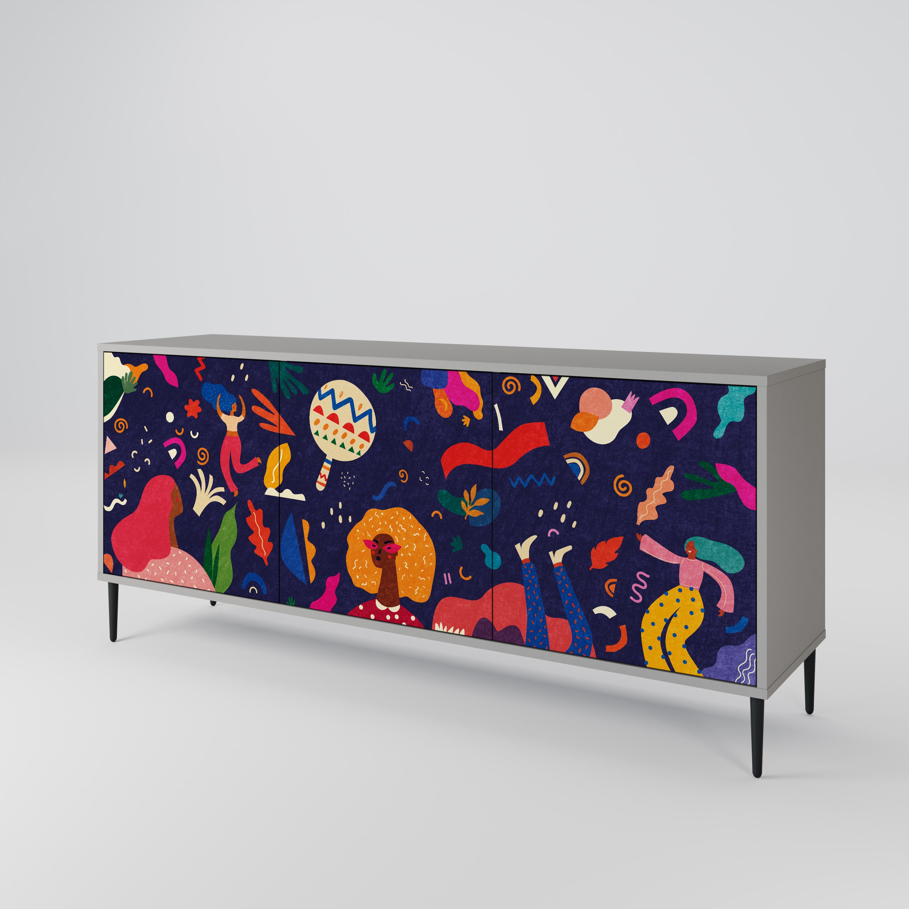 FESTIVE PLEASURES 3-Door Sideboard