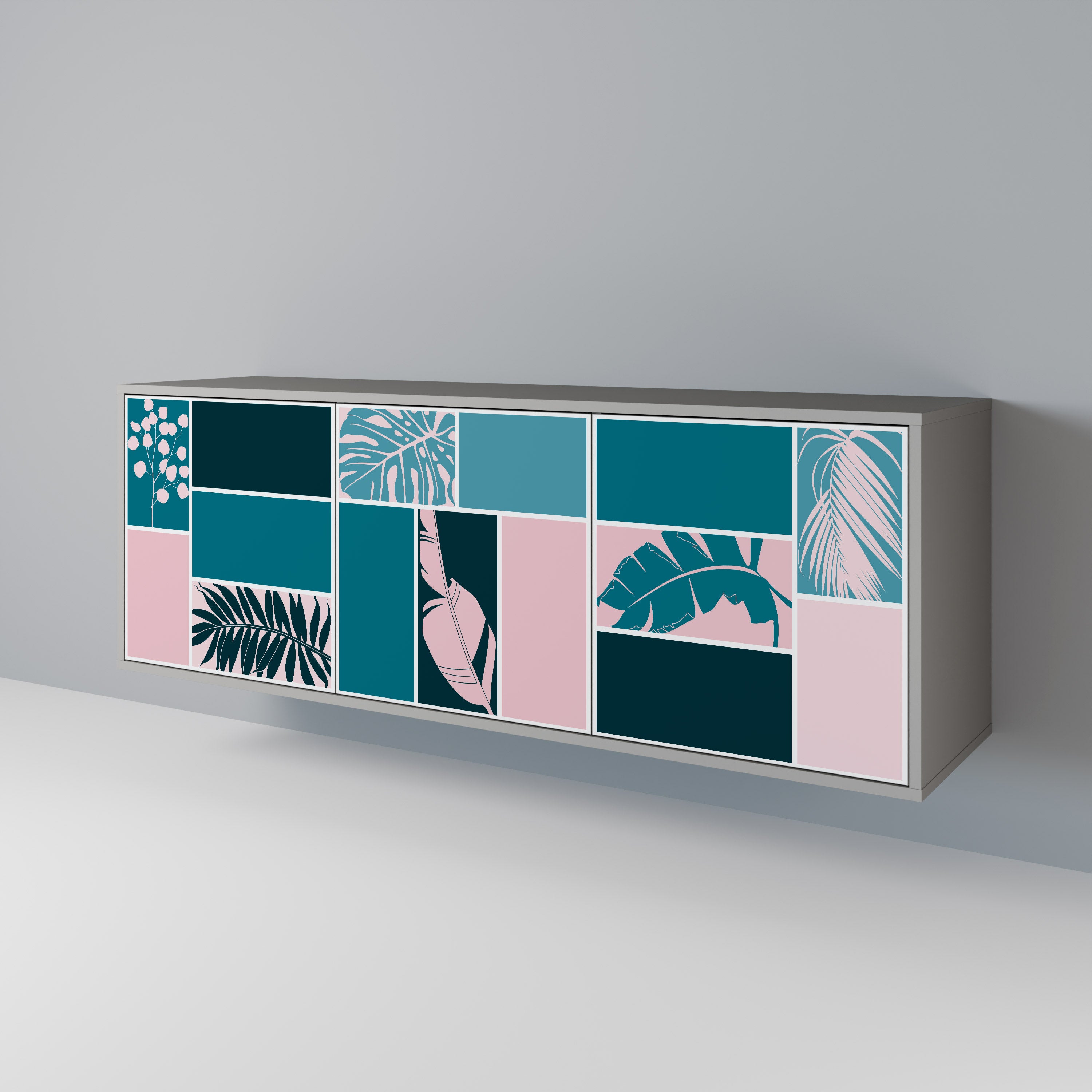 COMBINATION OF SHAPES 3-Door Sideboard