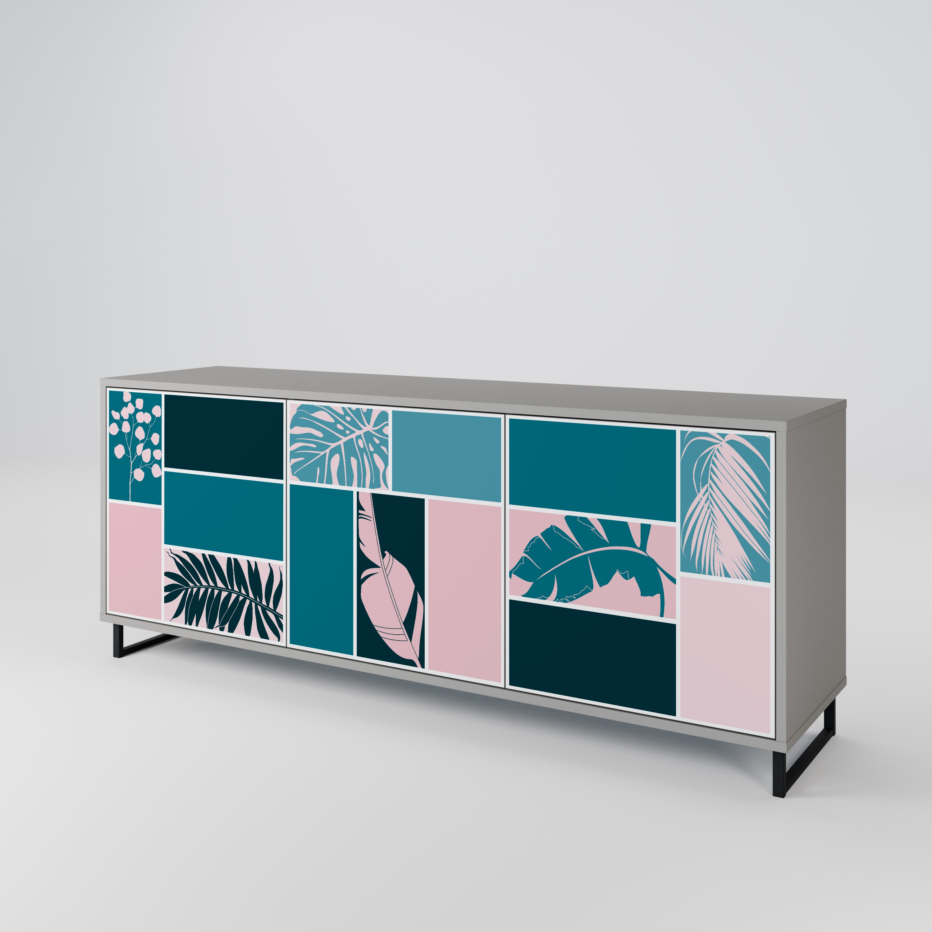 COMBINATION OF SHAPES 3-Door Sideboard