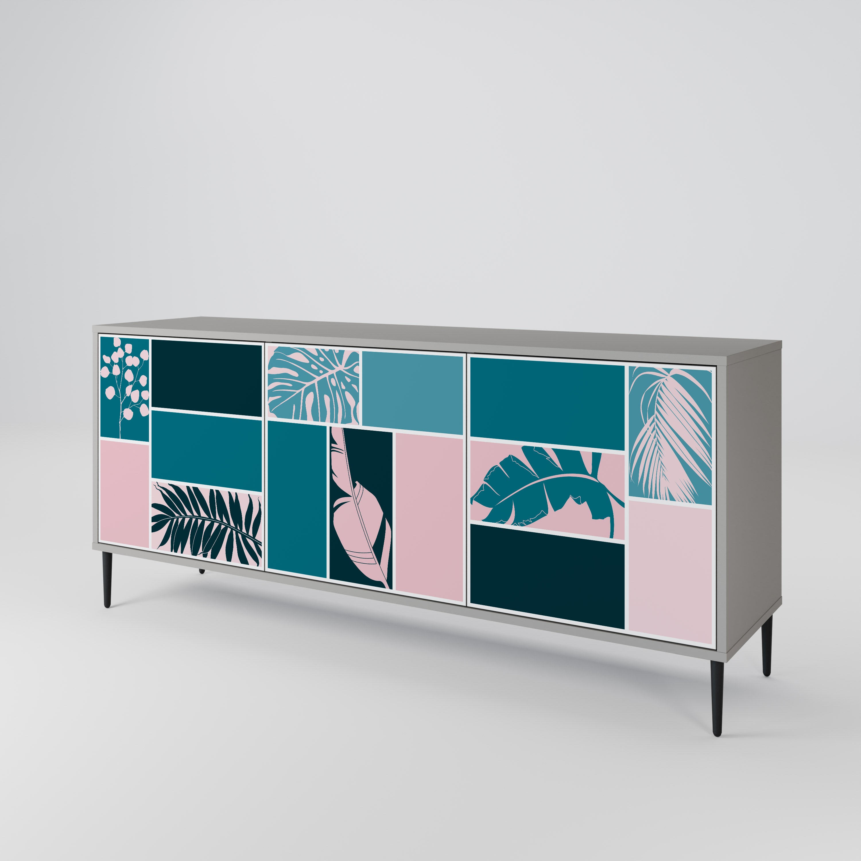COMBINATION OF SHAPES 3-Door Sideboard