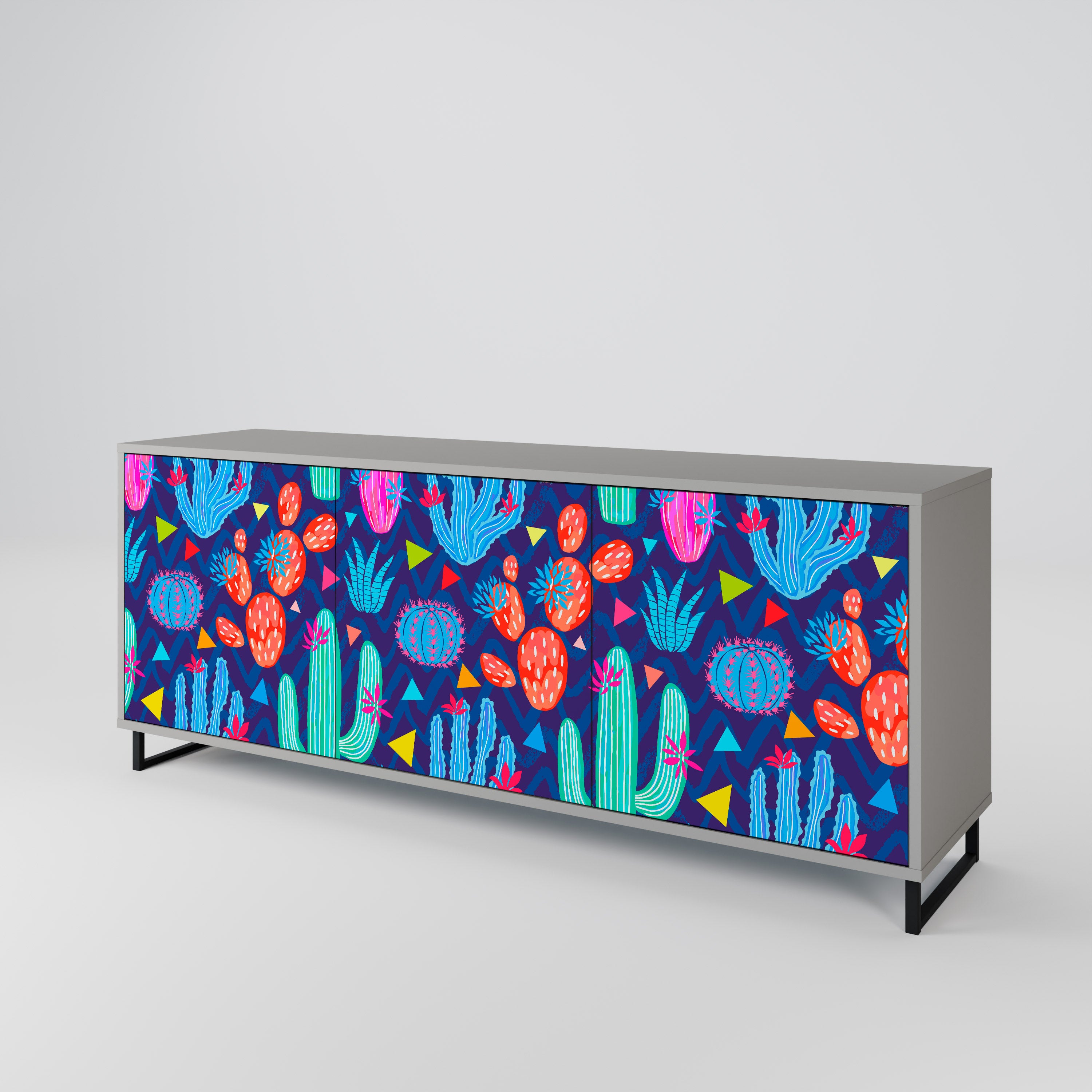 CACTUS VIBES 3-Door Sideboard