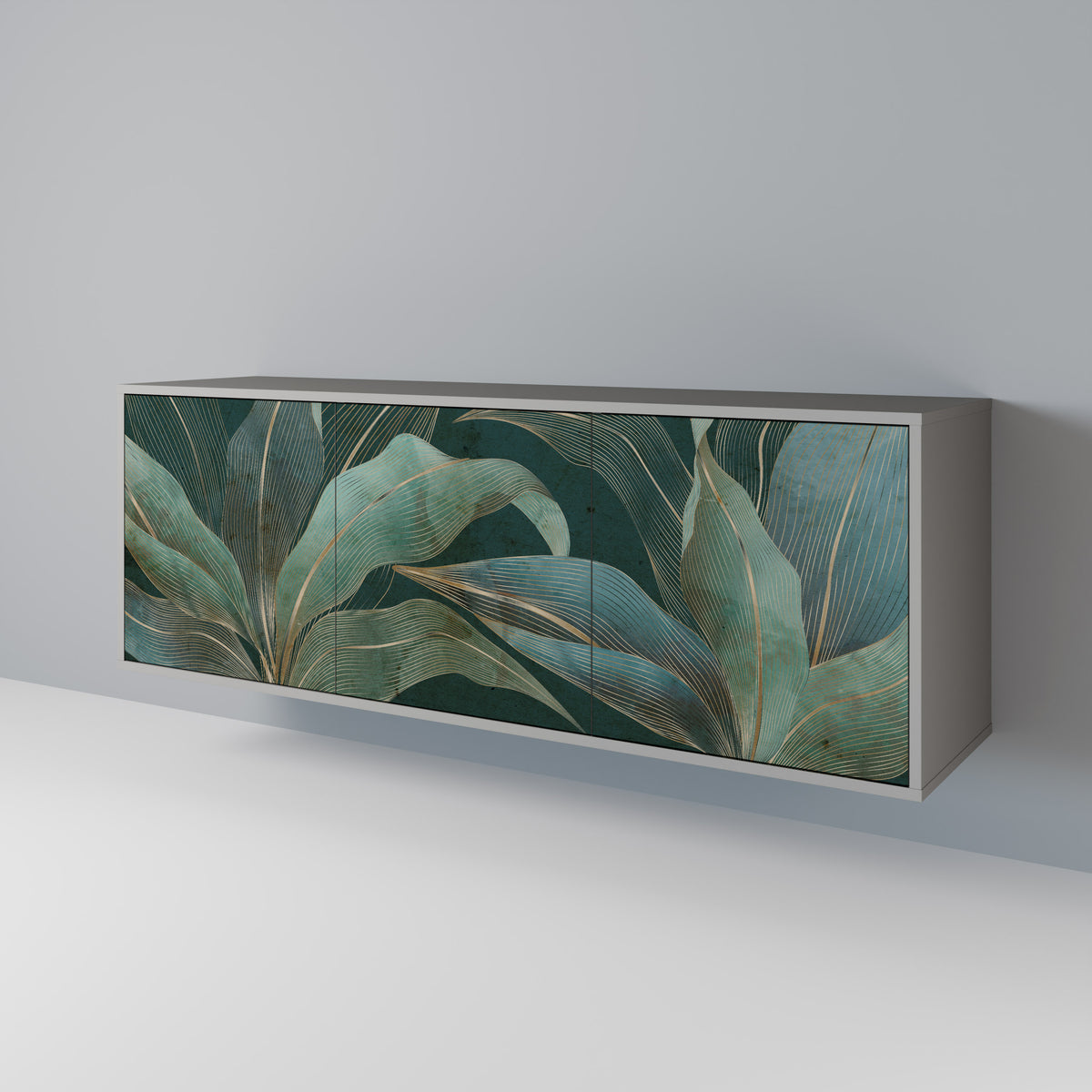 ROYAL GREEN Třídveřová komoda