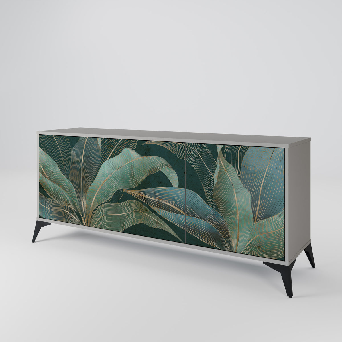 ROYAL GREEN Třídveřová komoda