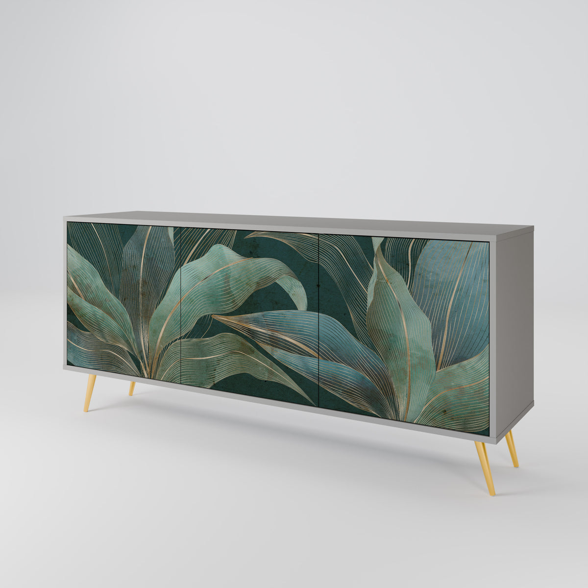 ROYAL GREEN Třídveřová komoda