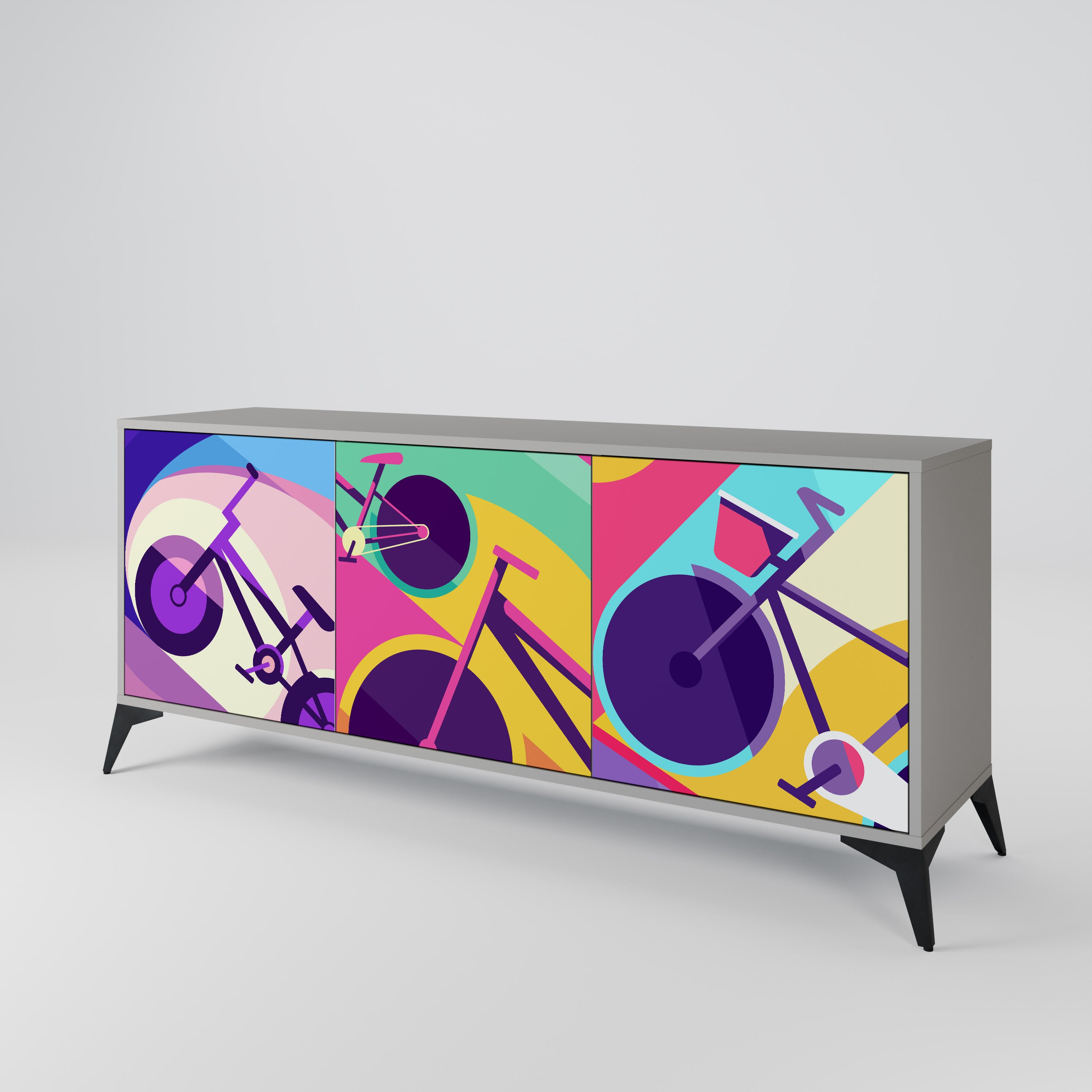 BIKE DREAMS 3-Door Sideboard
