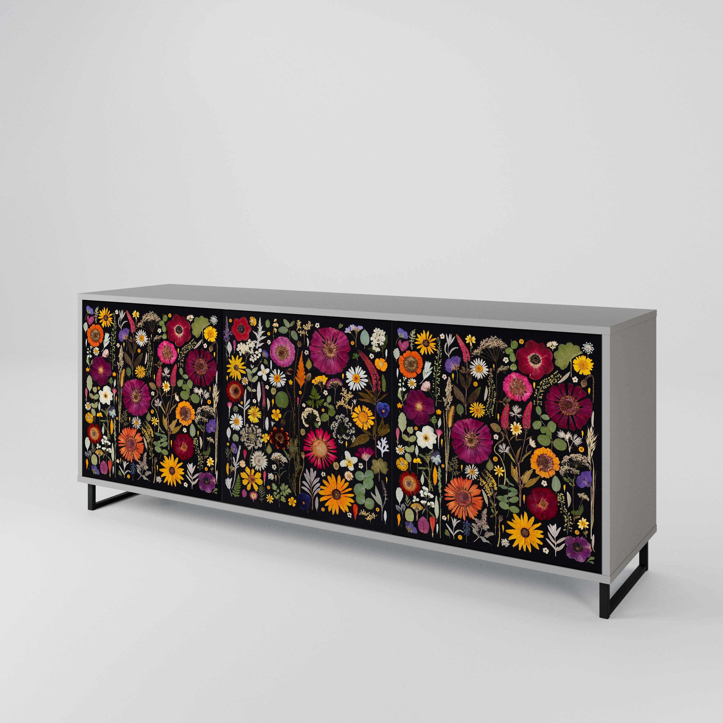 MIDNIGHT GARDEN 3-Door Sideboard