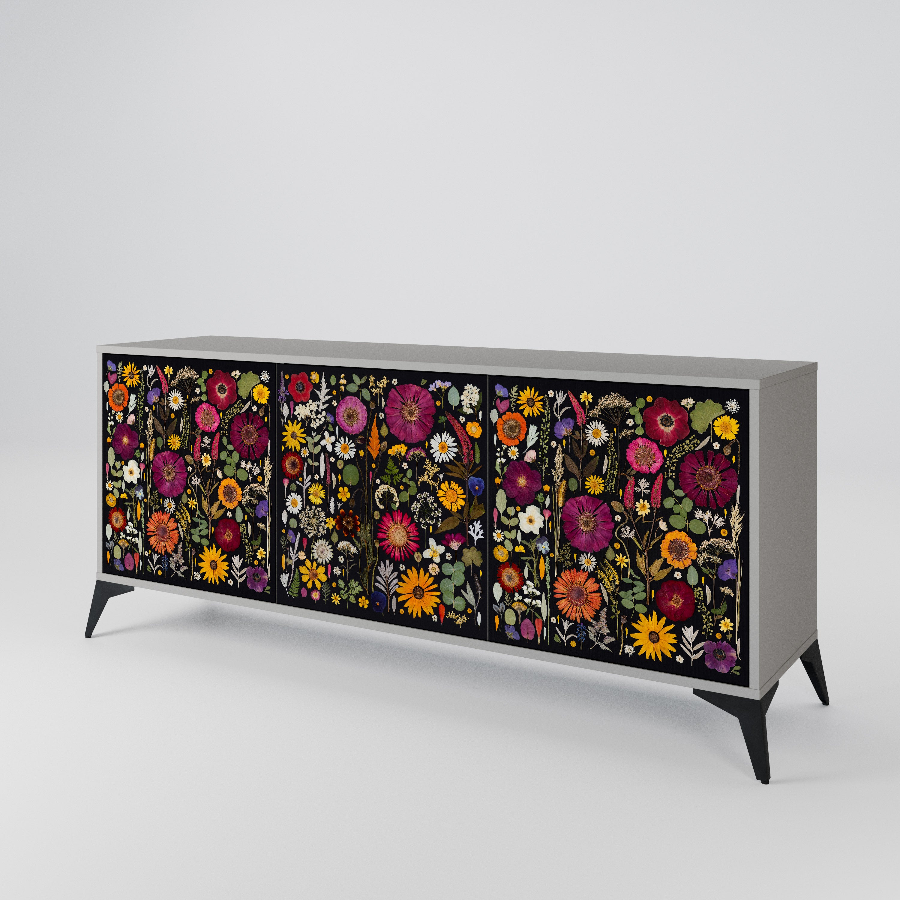 MIDNIGHT GARDEN 3-Door Sideboard