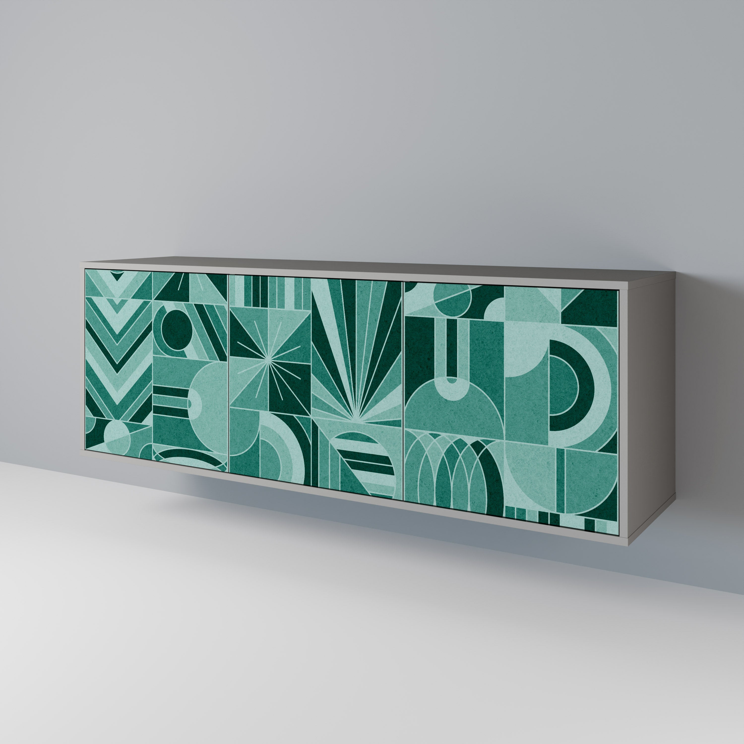 HARMONIC GRID 3-Door Sideboard