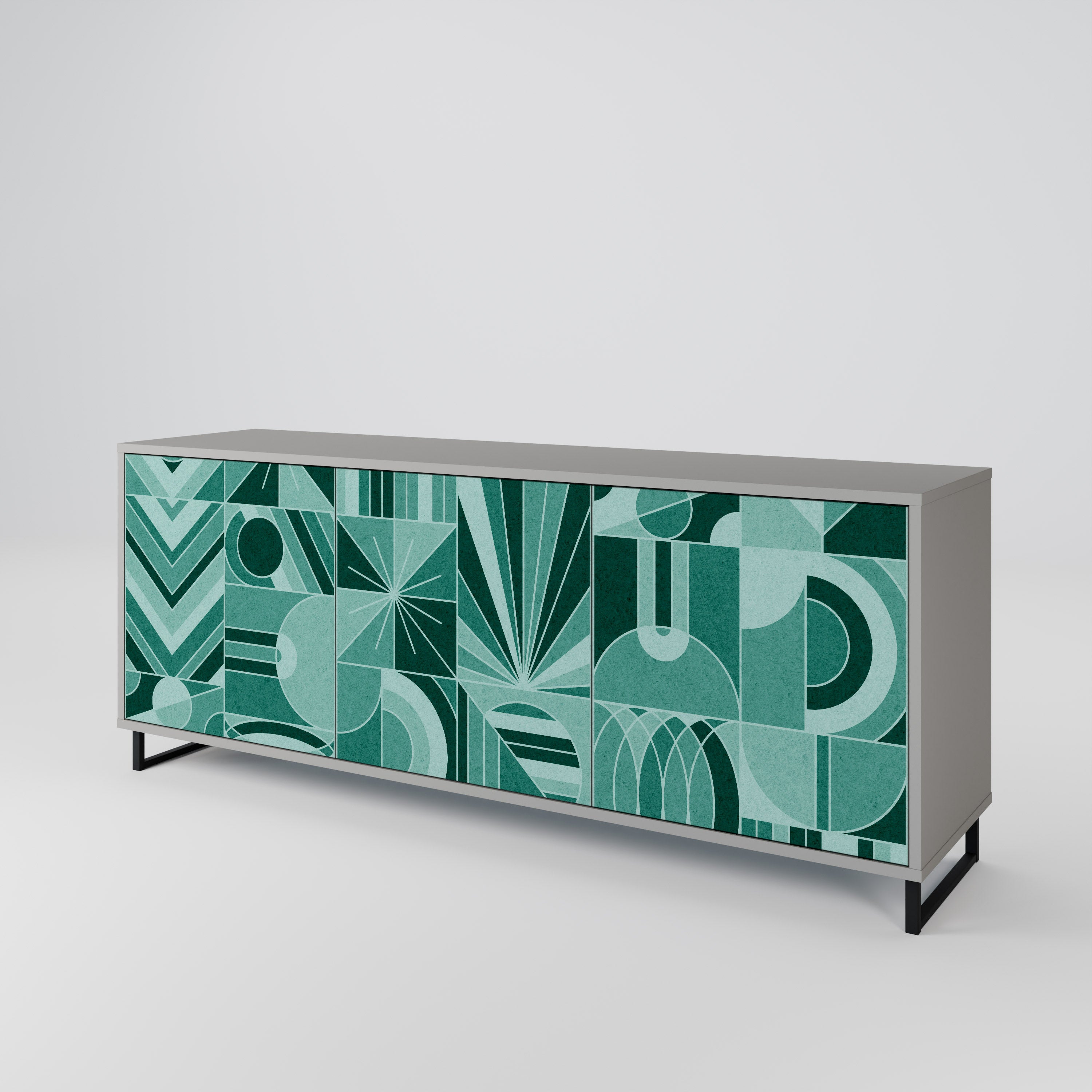 HARMONIC GRID 3-Door Sideboard