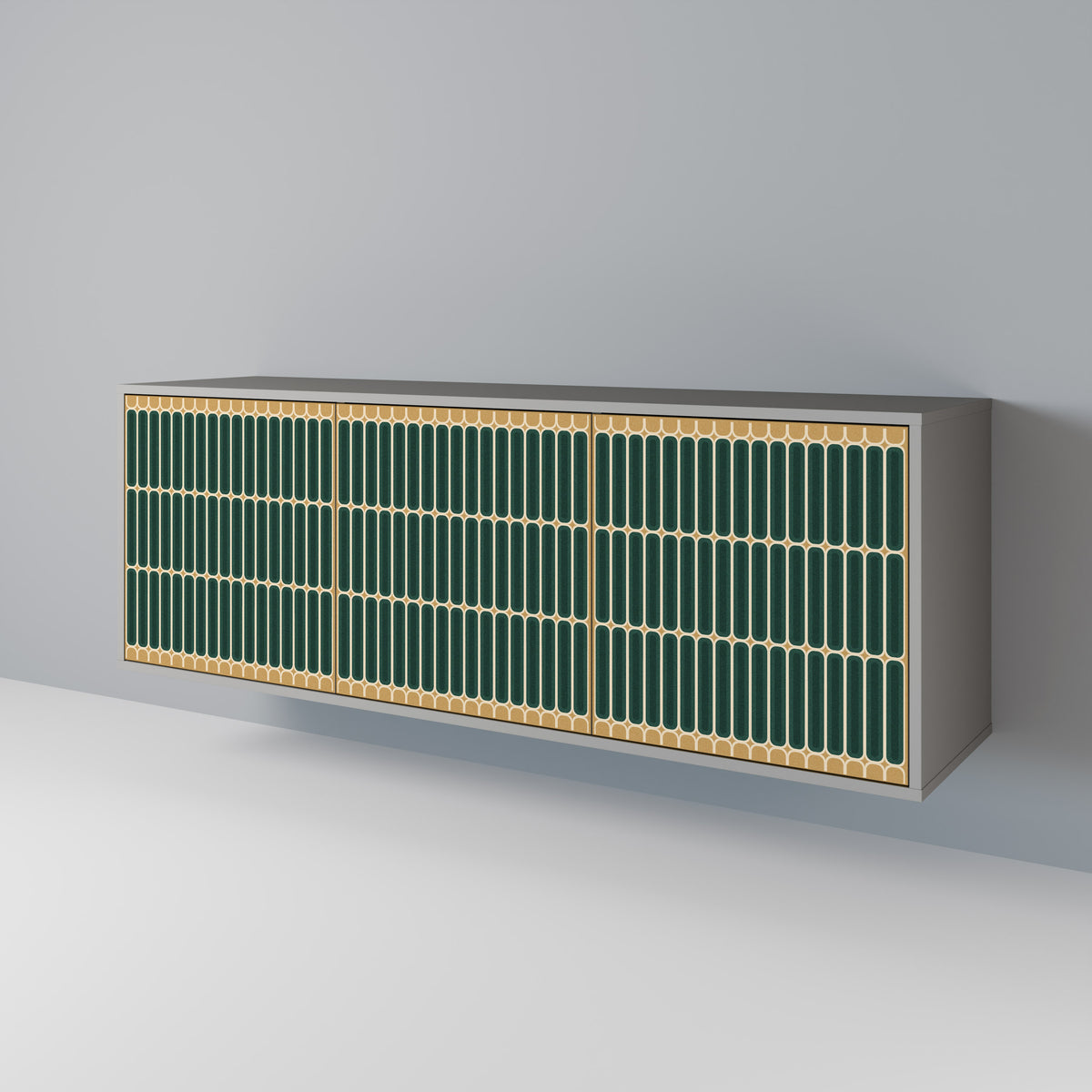 ILUSION GATE Třídveřová komoda