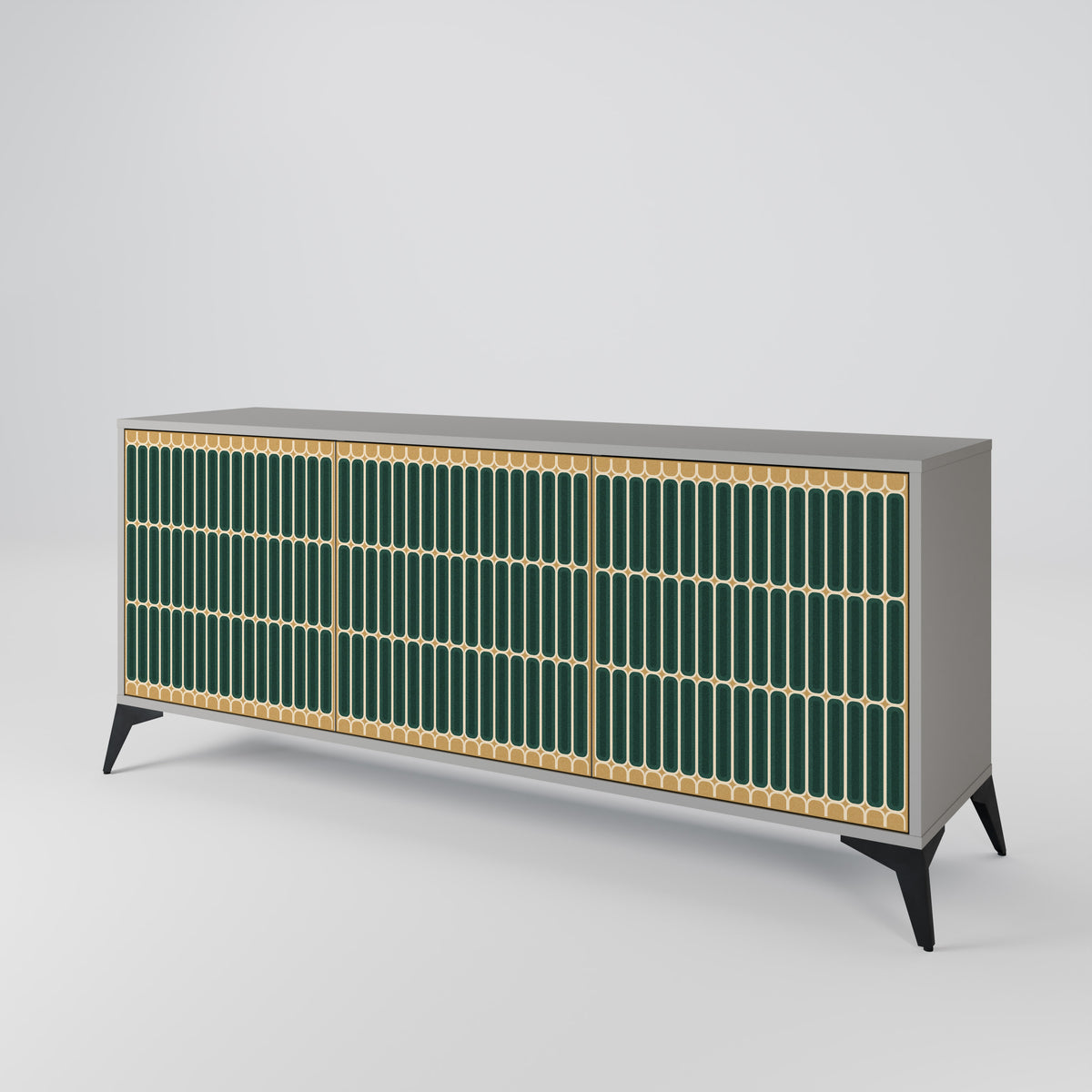 ILUSION GATE Třídveřová komoda