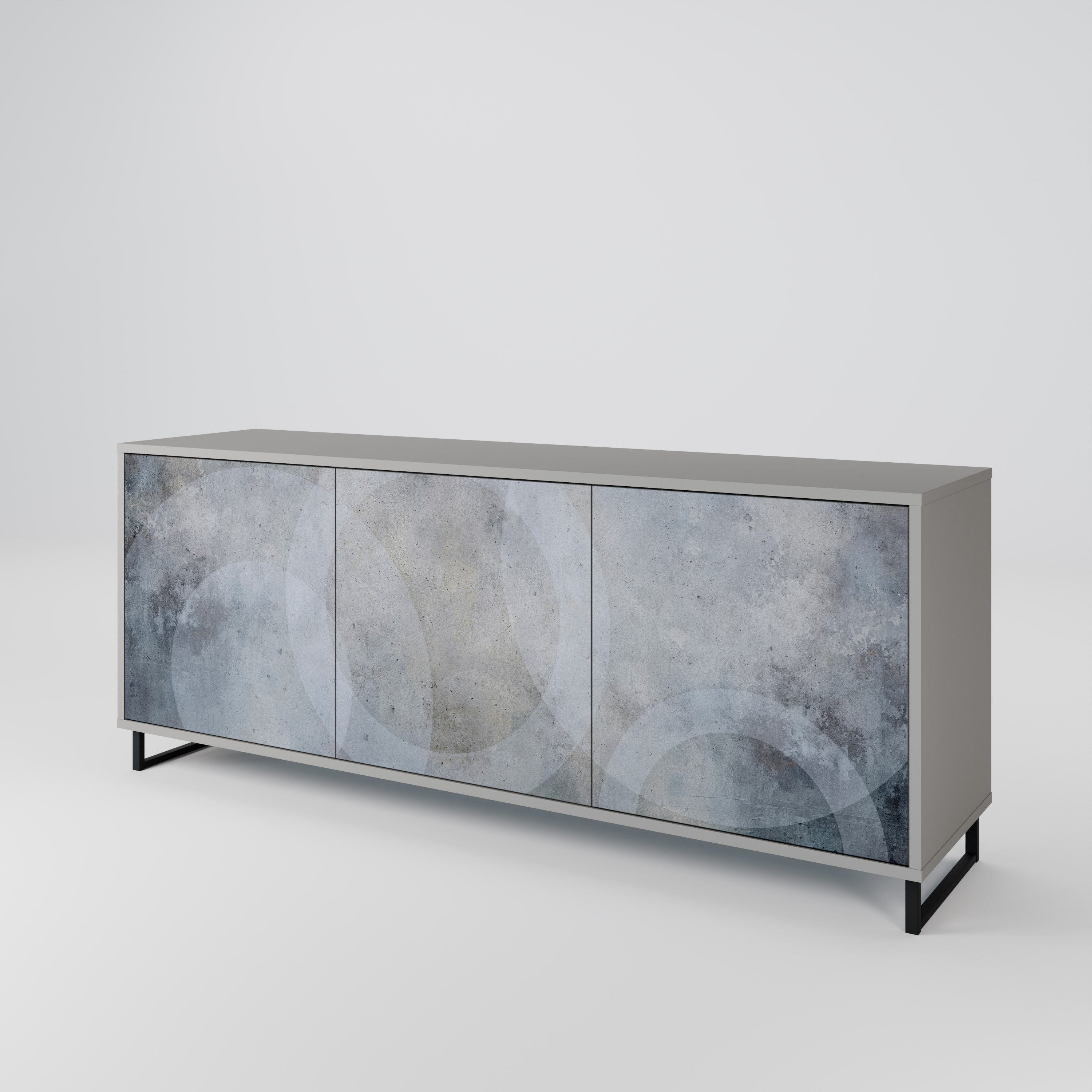 MUTED ARC 3-Door Sideboard