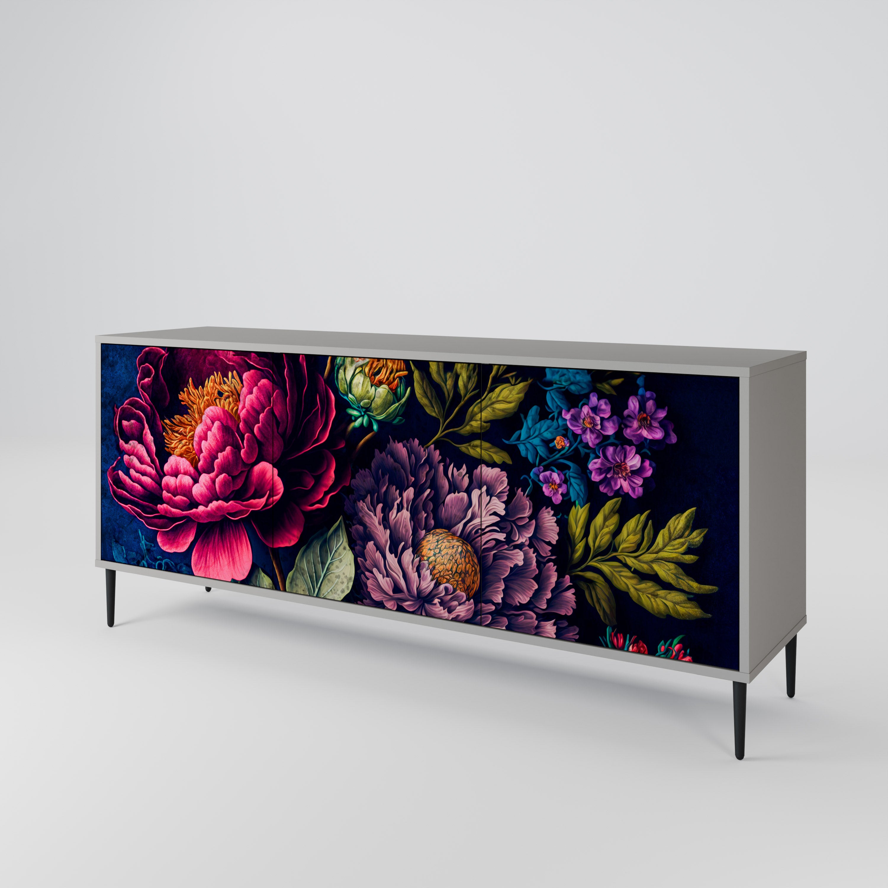 BLOOMING ELEGANCE 3-Door Sideboard