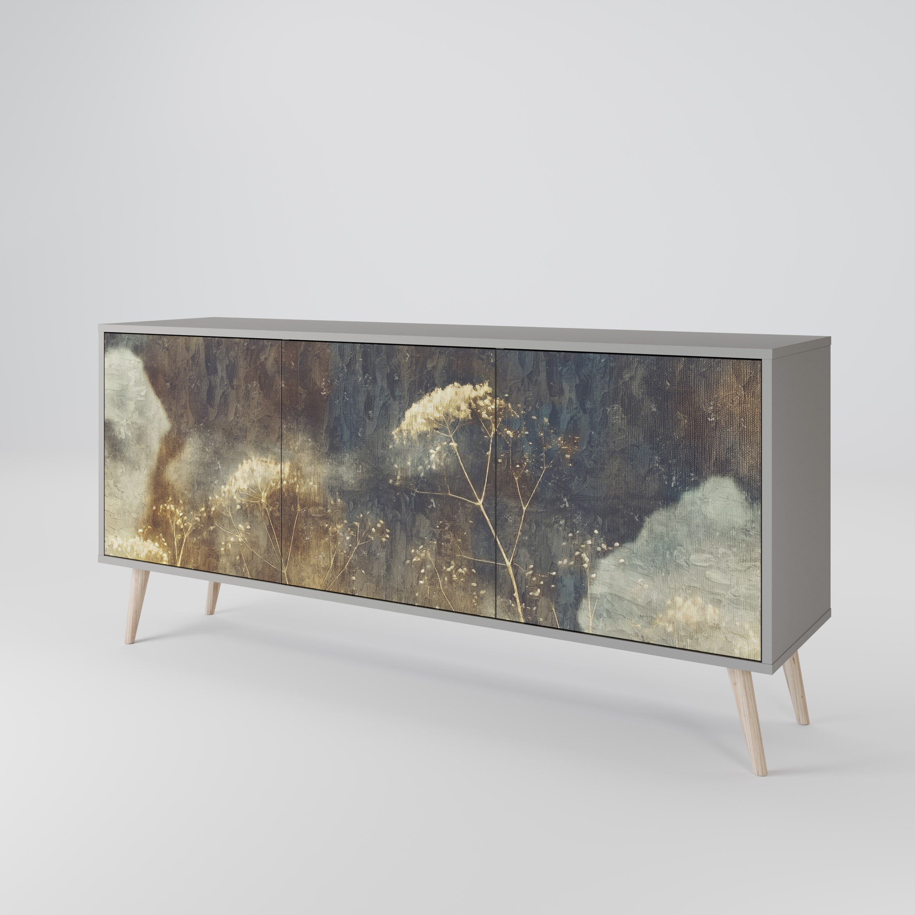 GENTLE POWER 3-Door Sideboard