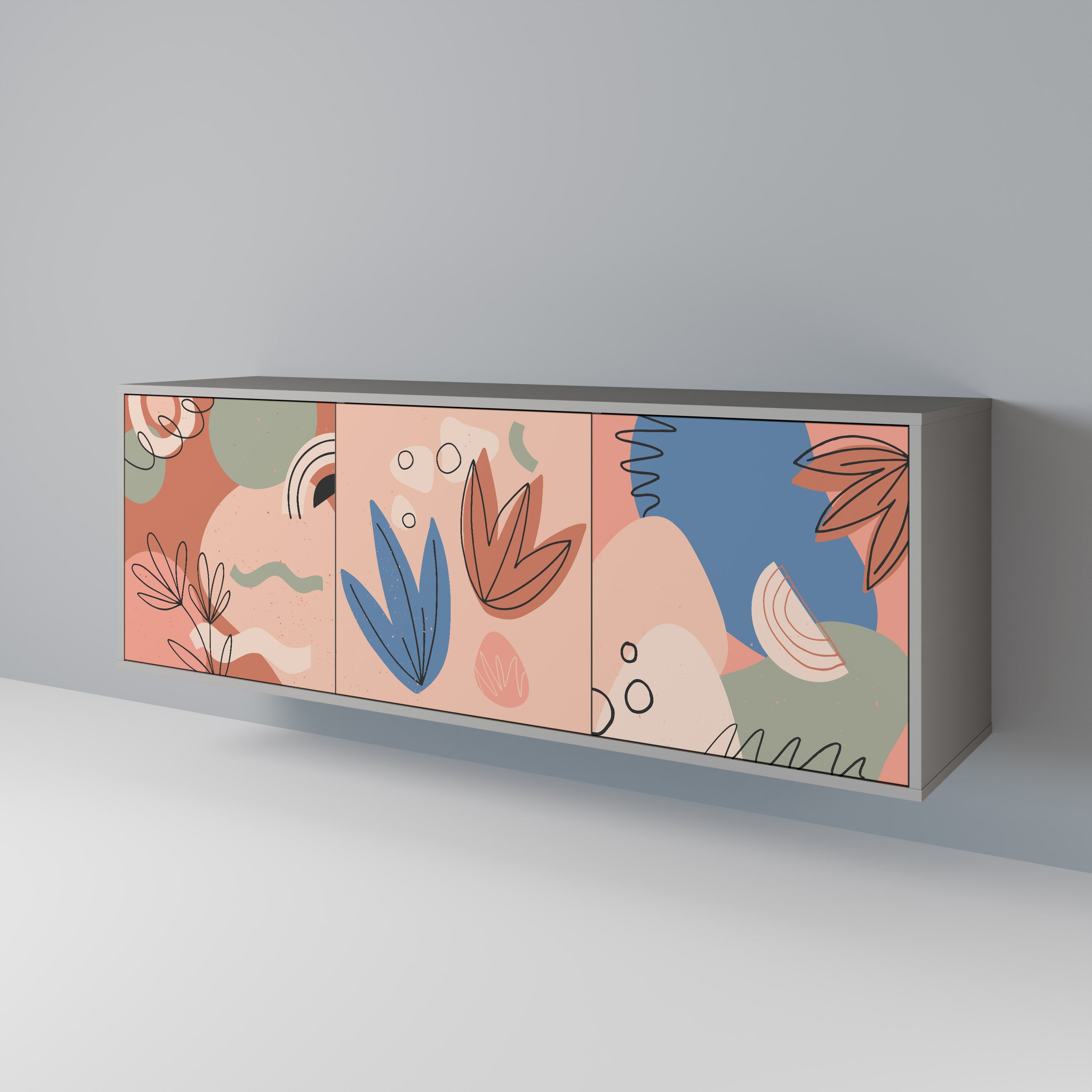 PASTEL DESTINY 3-Door Sideboard