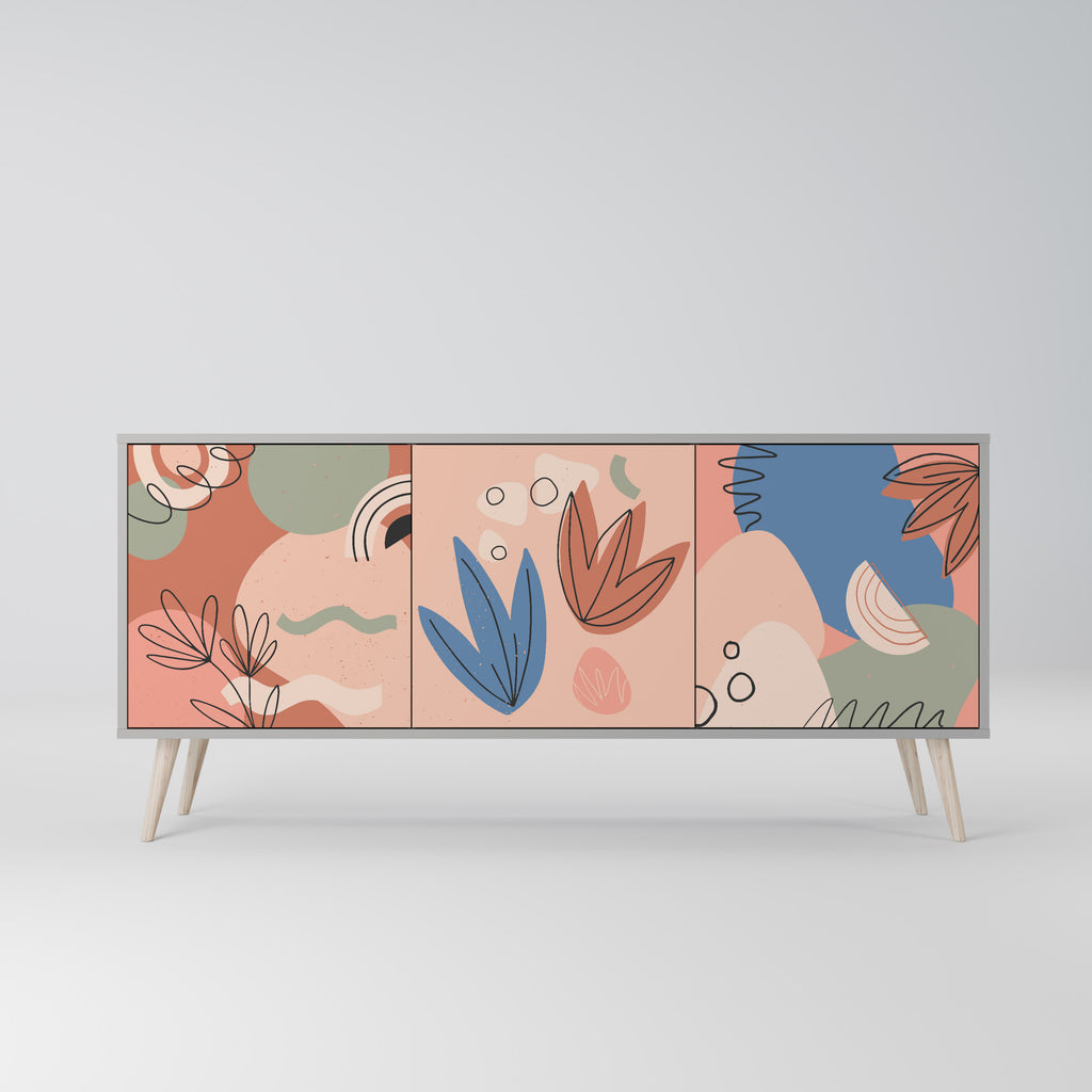 PASTEL DESTINY Třídveřová komoda