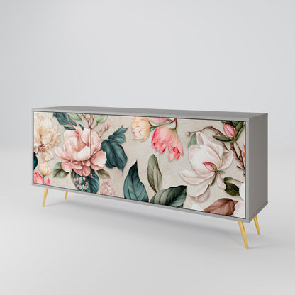 FLORAL GRACE Třídveřová komoda