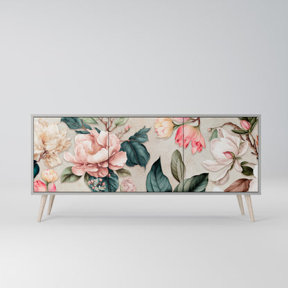 FLORAL GRACE Třídveřová komoda