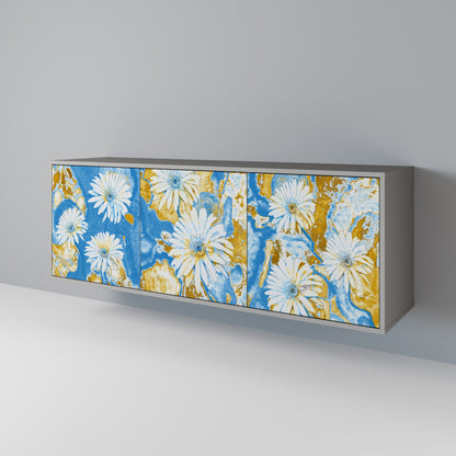 DAISY LUXE Třídveřová komoda