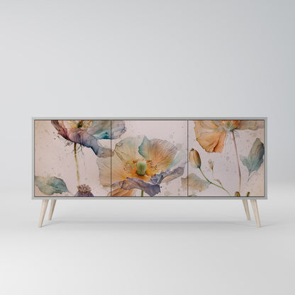 SOFTEN POPPY Třídveřová komoda