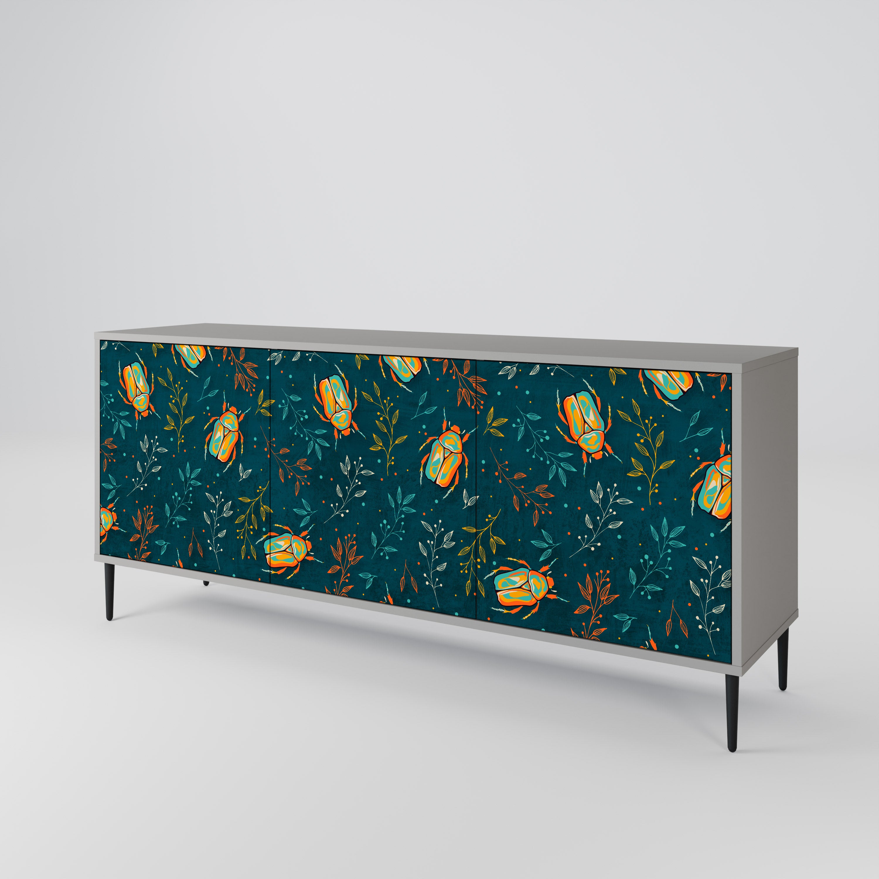 AUTUMN INSECTS 3-Door Sideboard
