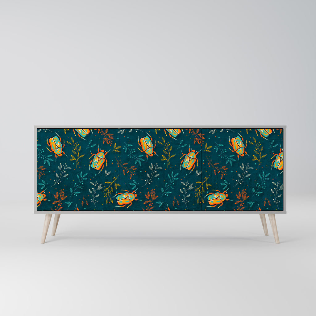 AUTUMN INSECTS 3-Door Sideboard