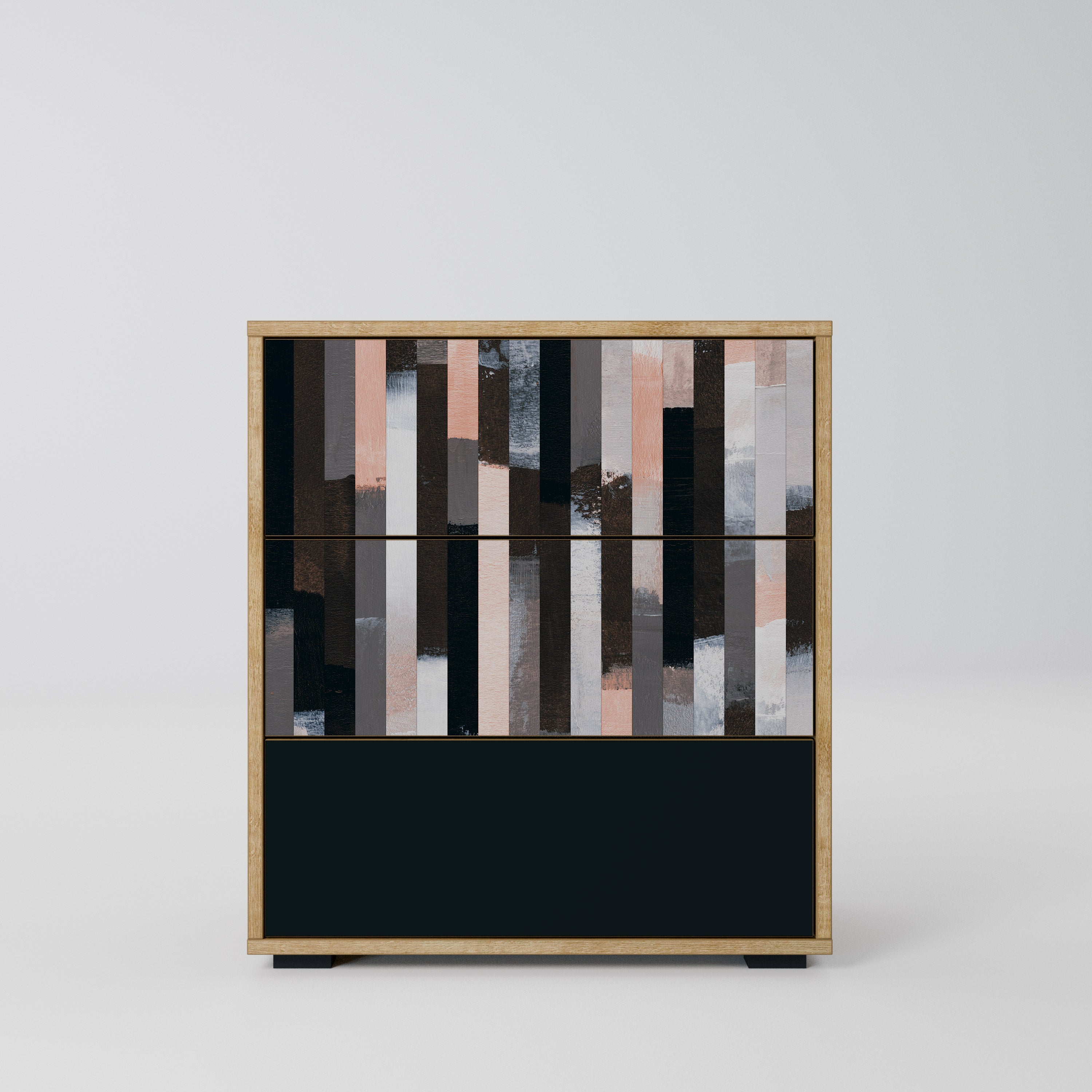 COLLAGE OF RECTANGLES Chest of drawers