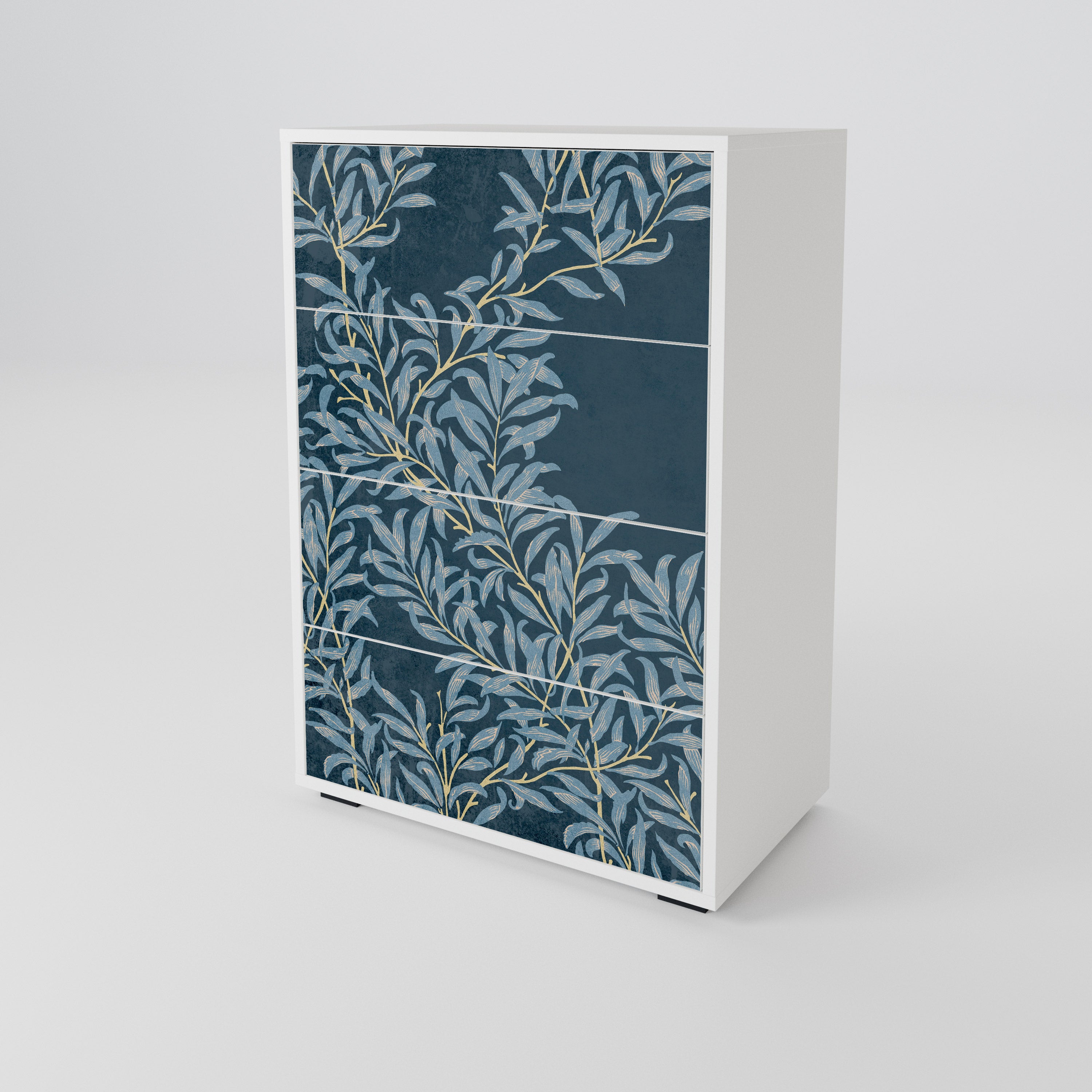 BLUE LEAVES Chest of drawers
